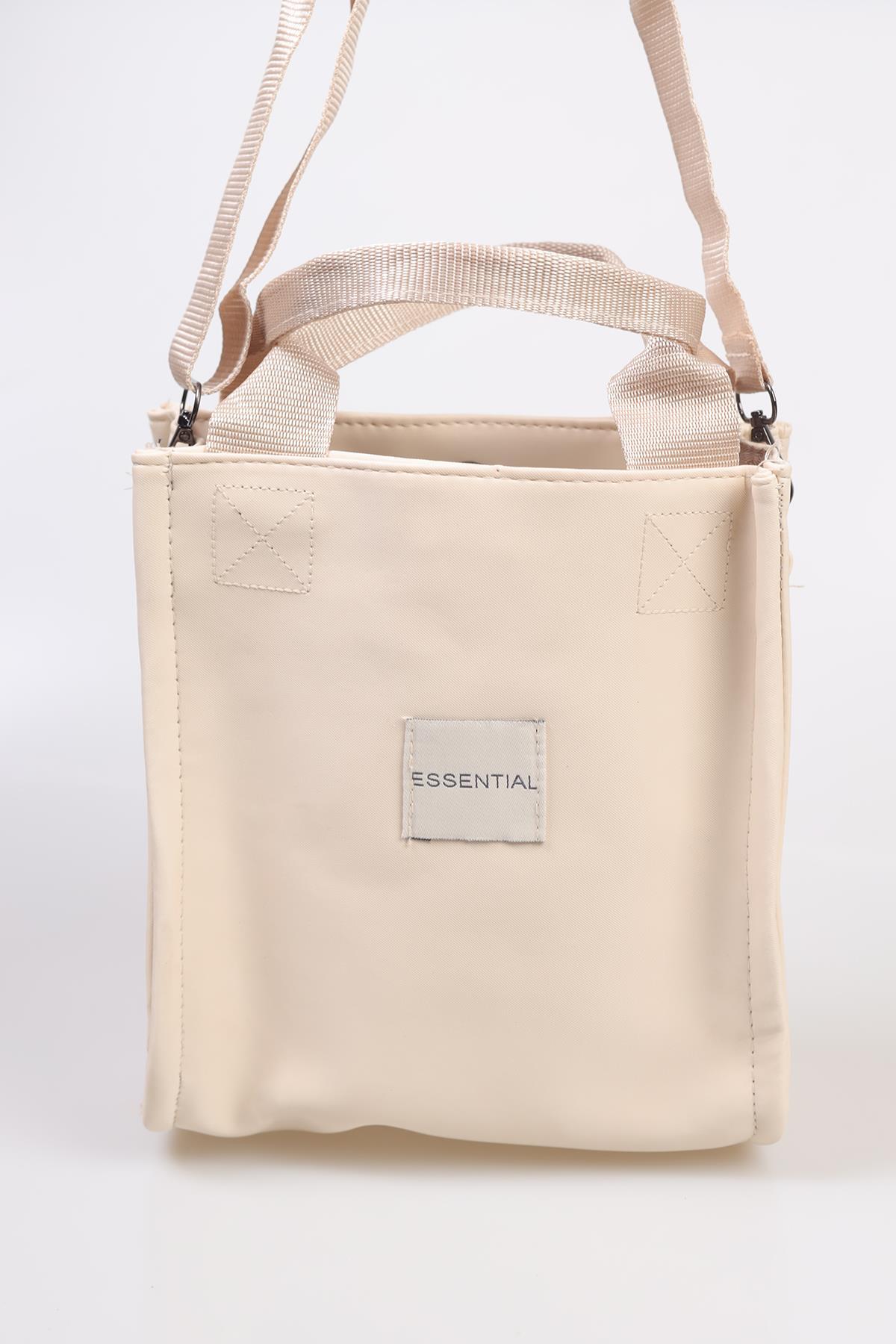 8001 Armalı El Çantası Krem 