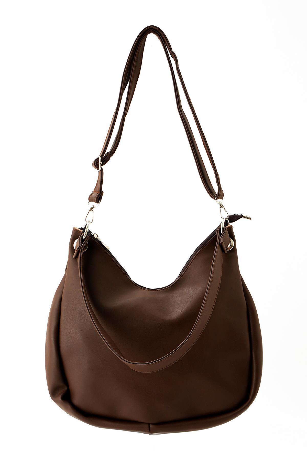 8050 Klasik Model Çanta Kahve - 1
