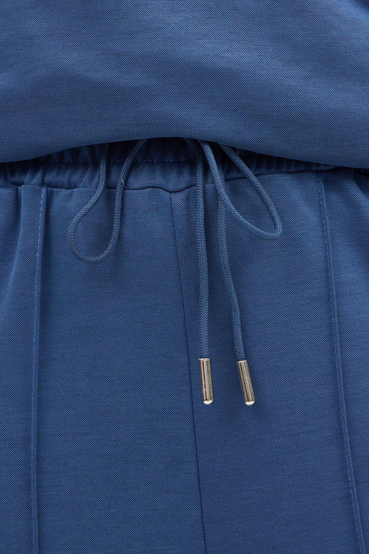 İndigo Cepli Kapüşonlu Tunik Pantolon Takımı 8105A - 4