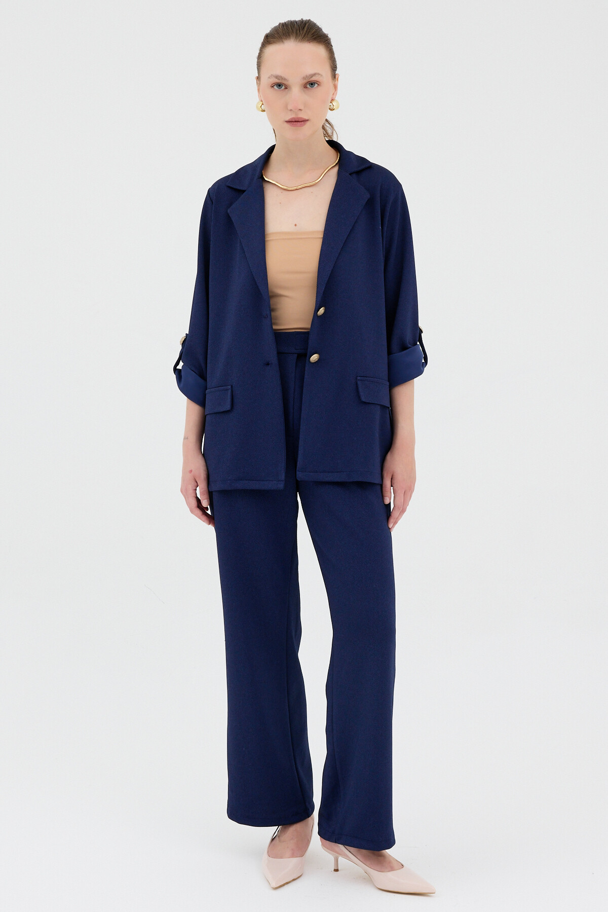 Laci Kadın Ceket ve Pantolon Takımı 8134A - RAYS