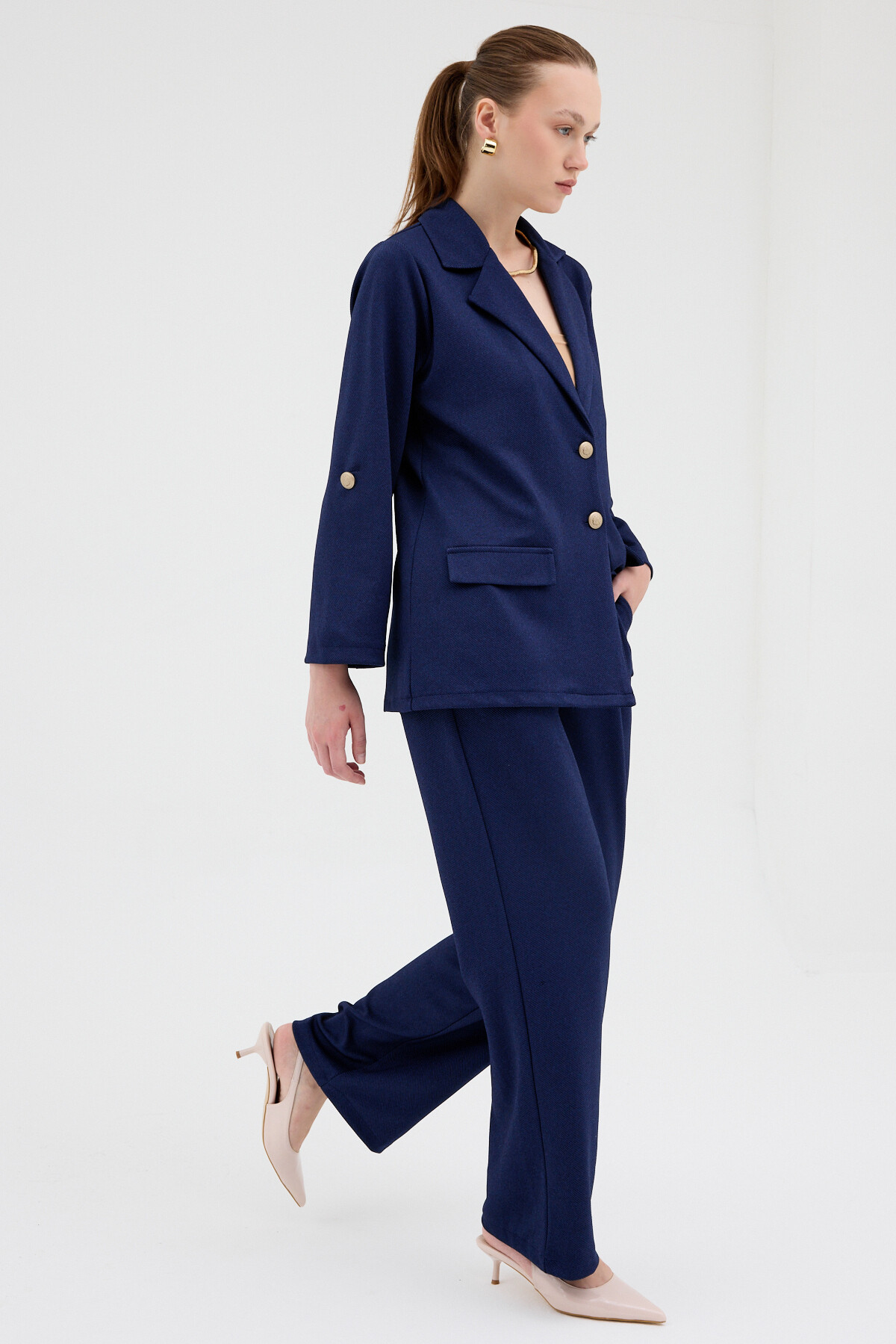 Laci Kadın Ceket ve Pantolon Takımı 8134A - 7