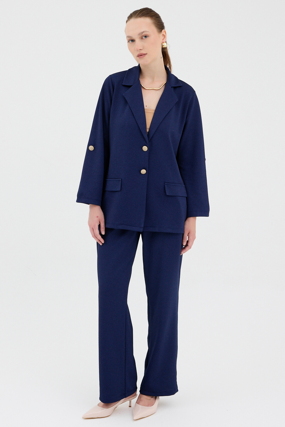 Laci Kadın Ceket ve Pantolon Takımı 8134A 
