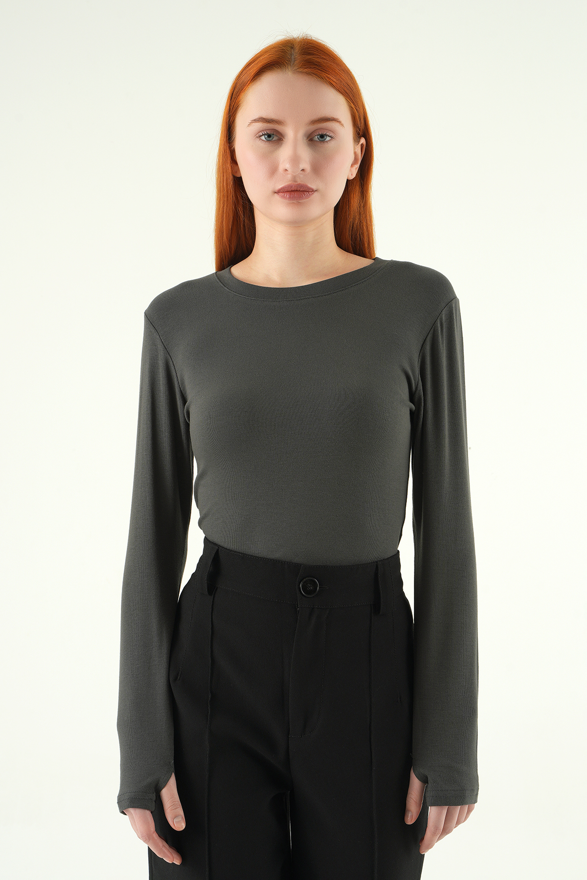 8162A Parmak Geçirmeli Bady Füme - 6