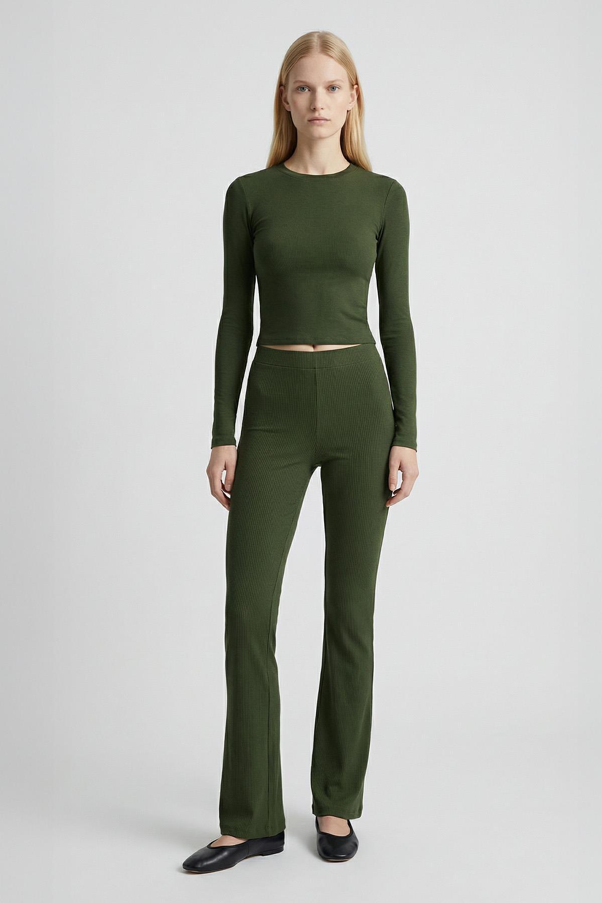 8162A Parmak Geçirmeli Bady Haki - 1