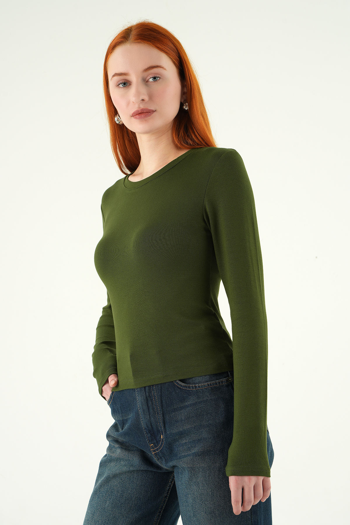 Haki Parmak Geçirmeli Bady 8162A - 2