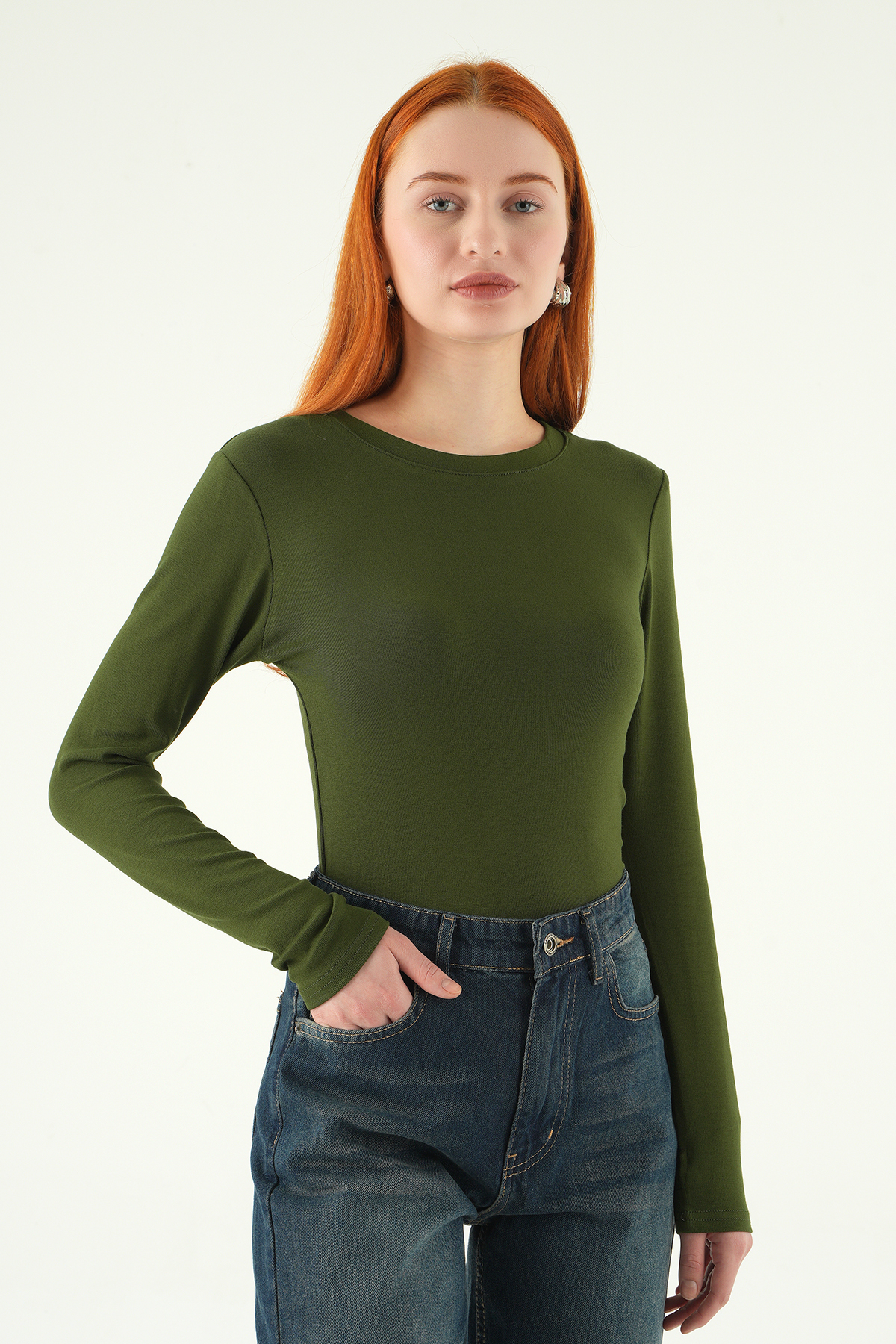 Haki Parmak Geçirmeli Bady 8162A - RAYS