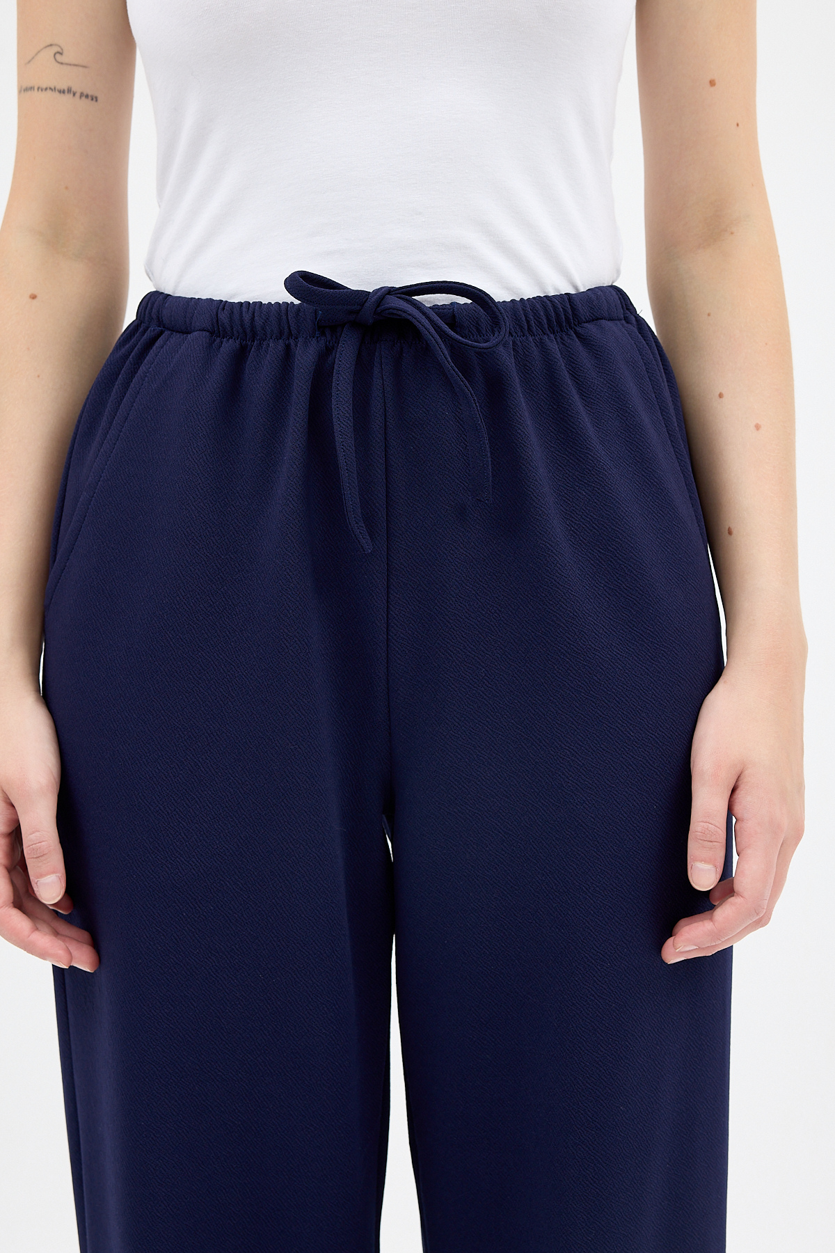 Laci Bel Lastikli Bol Paça Kadın Pantolon 8194A - RAYS