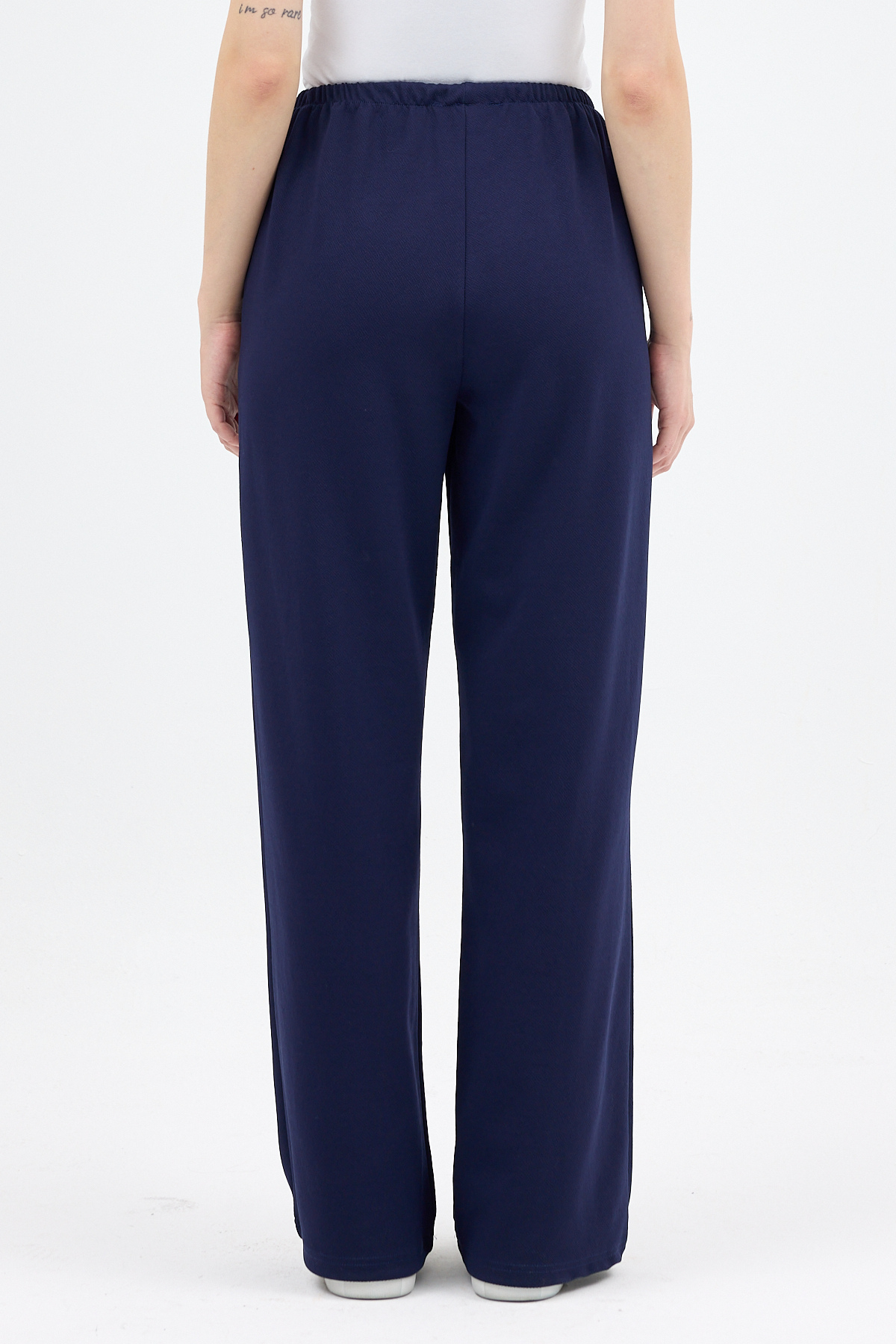 Laci Bel Lastikli Bol Paça Kadın Pantolon 8194A - 5