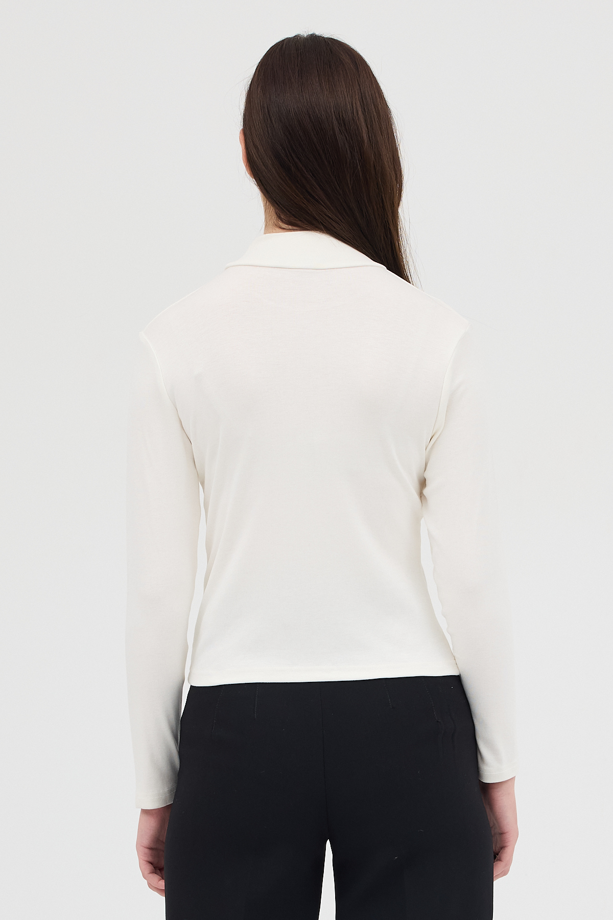 Ekru Bronşlu Uzun Kol Bluz 8197A - 5