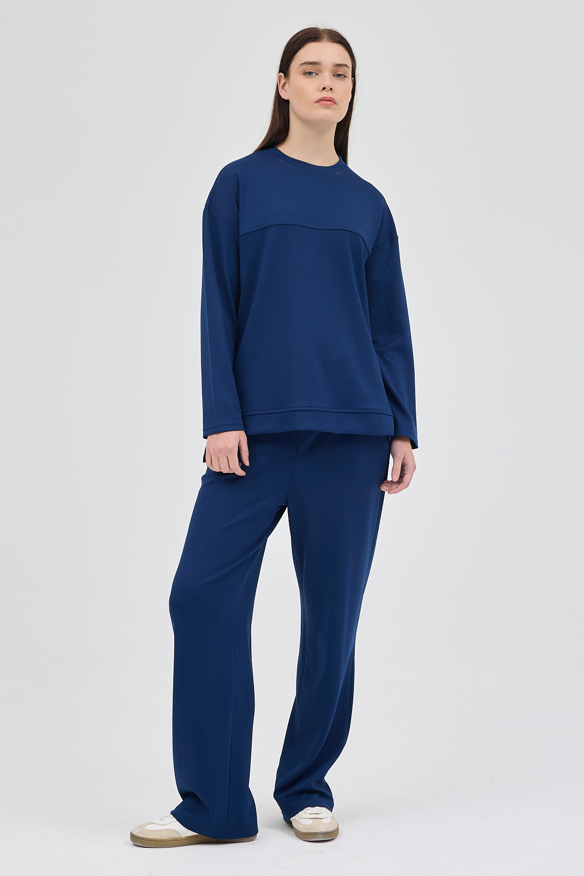 Laci Bisiklet Yaka Kadın Pantolon Takım 8213A - 3