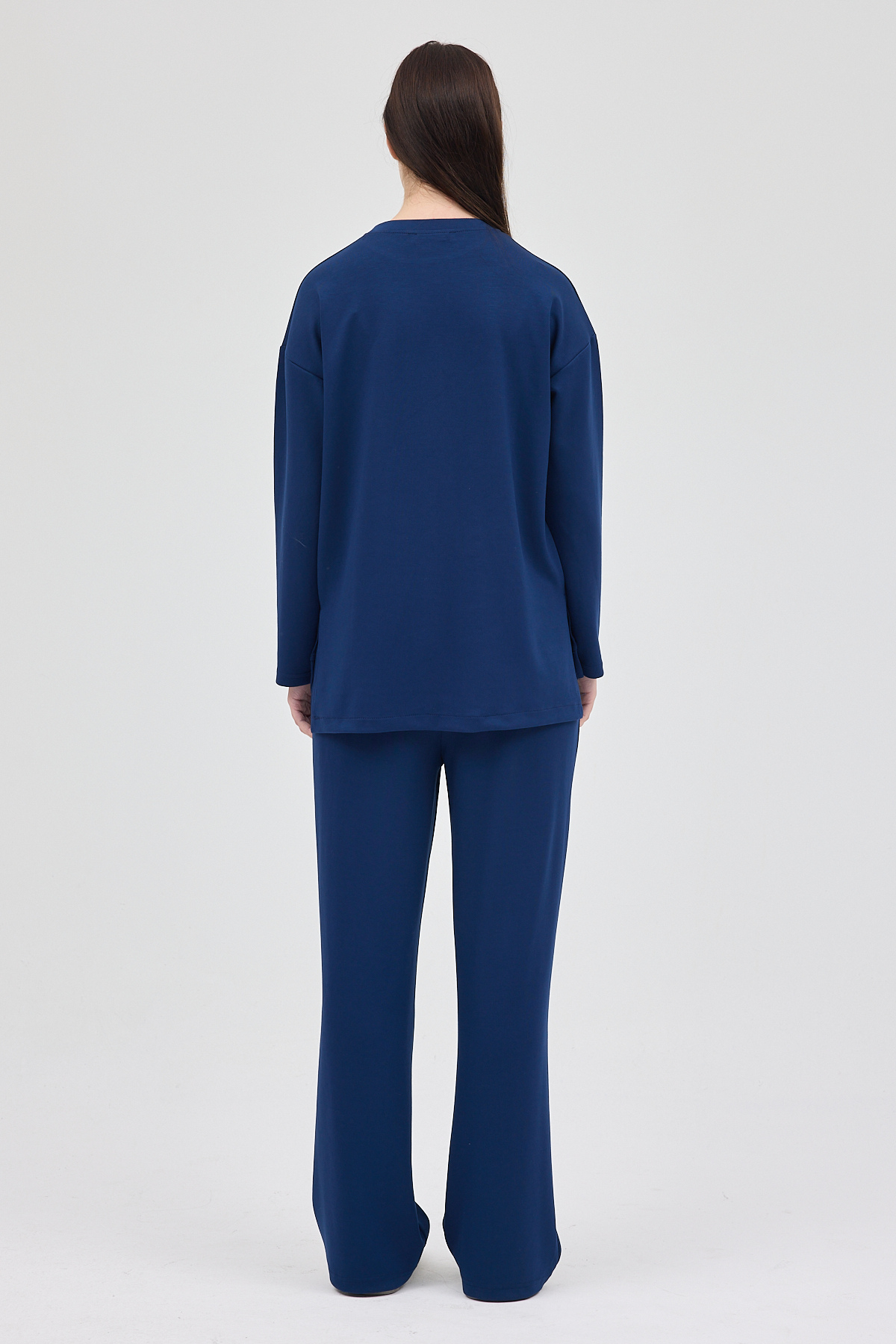 Laci Bisiklet Yaka Kadın Pantolon Takım 8213A - 5