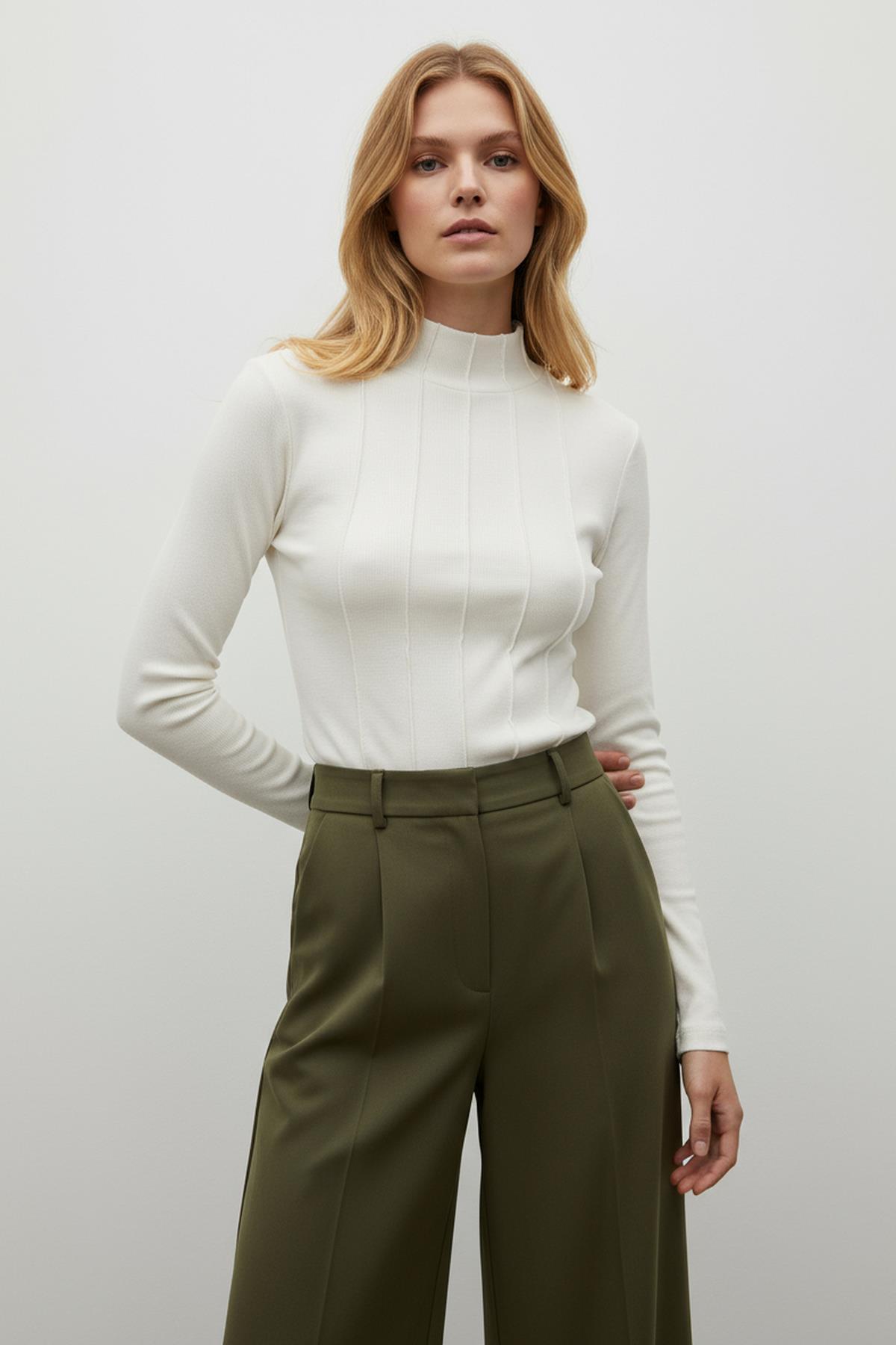 8225A Uzun Kol Çimalı Badi Ekru - RAYS