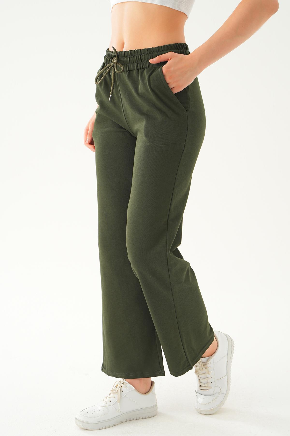 Haki Geniş Paça Eşofman 8241 - 3