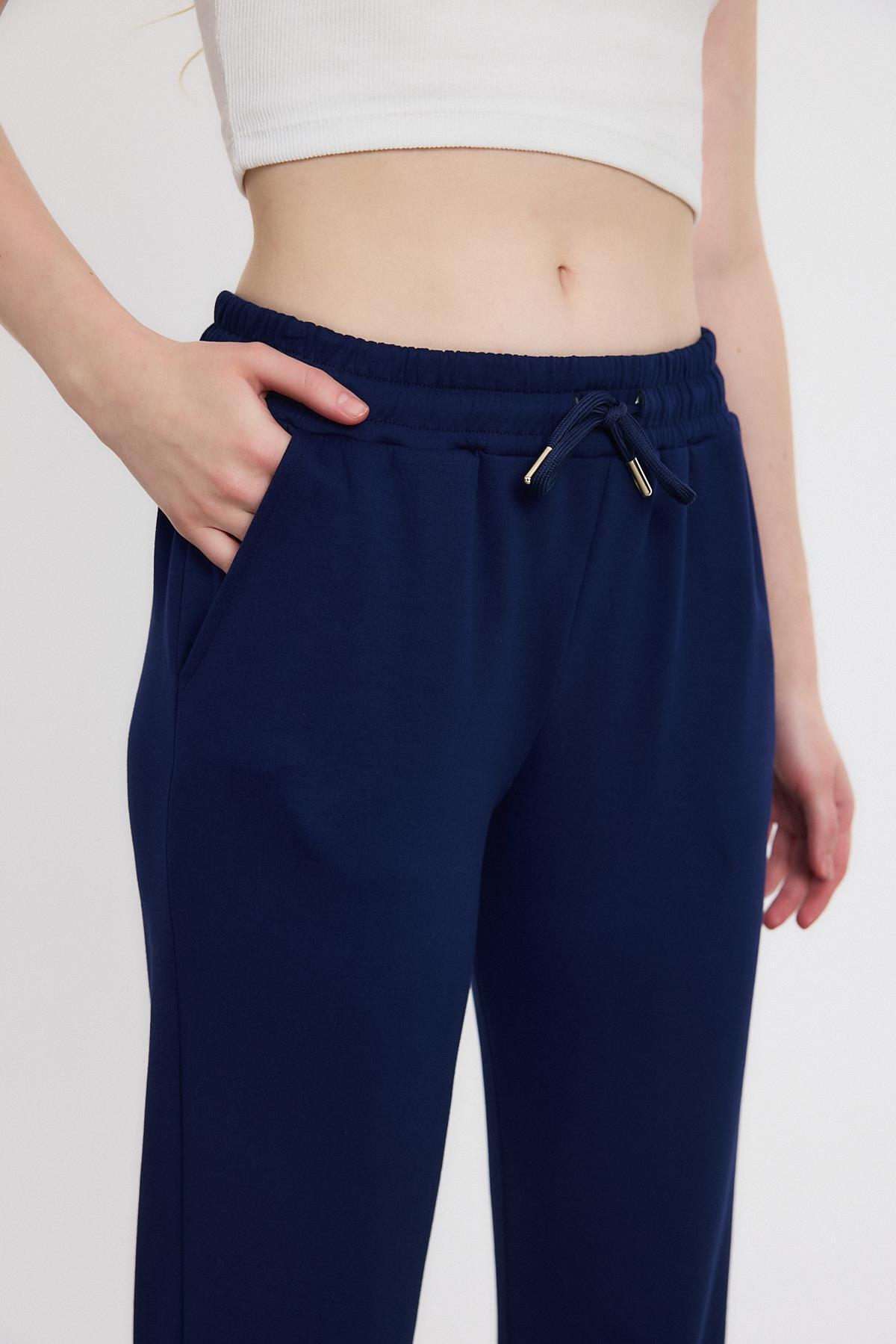 Yumuşak Dokulu Esnek Premium Kumaş Rahat Kalıp Eşofman Altı Laci - 8242 - RAYS