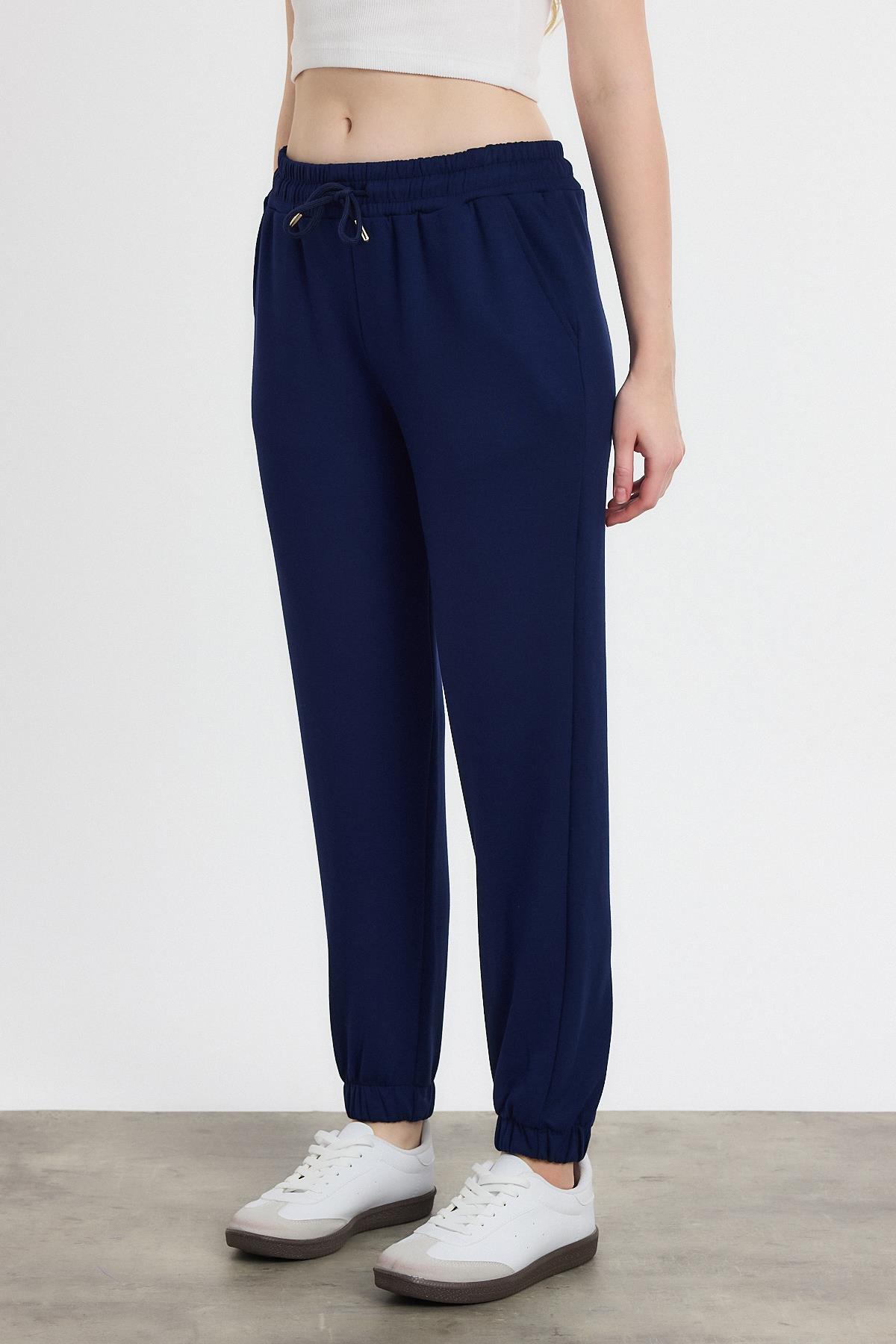 Yumuşak Dokulu Esnek Premium Kumaş Rahat Kalıp Eşofman Altı Laci - 8242 - 7