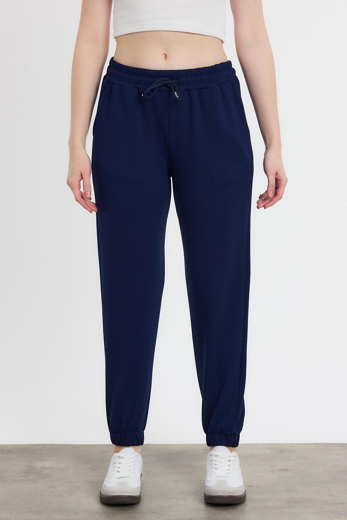 Yumuşak Dokulu Esnek Premium Kumaş Rahat Kalıp Eşofman Altı Laci - 8242 - 2