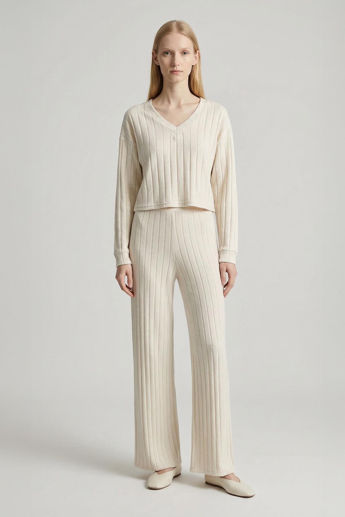 8259A V Yaka Bluz Bej 