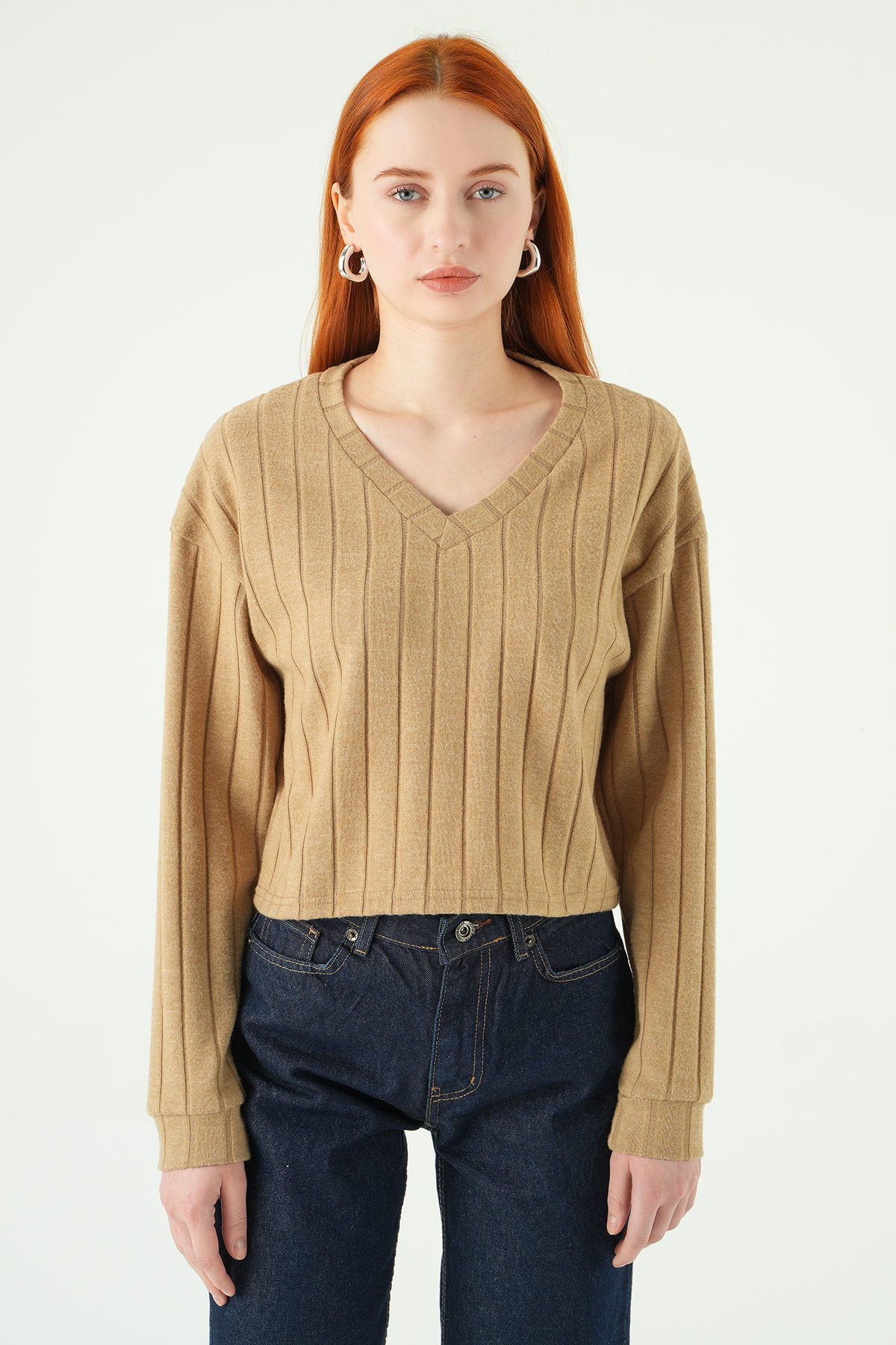 Vizon V Yaka Bluz 8259A 