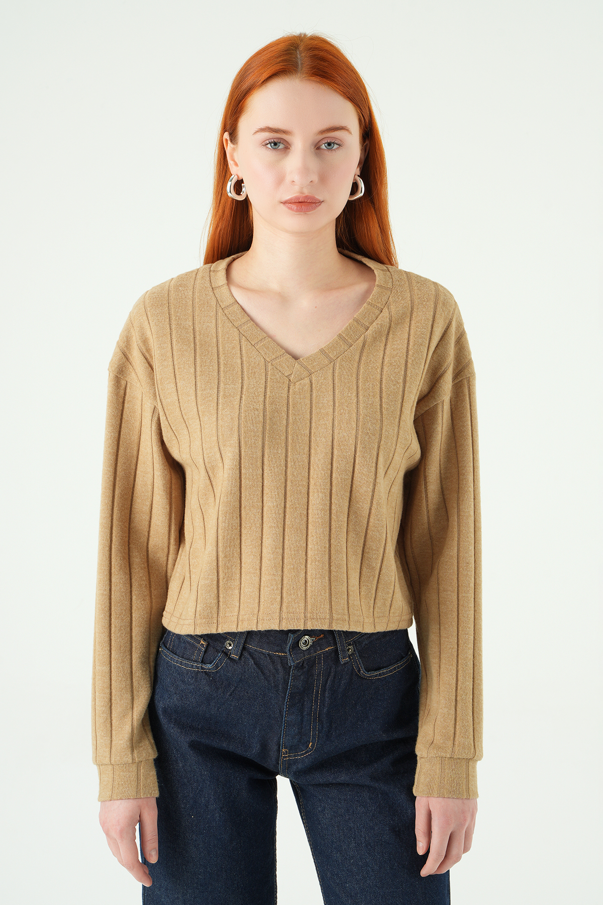 Vizon V Yaka Bluz 8259A - 2