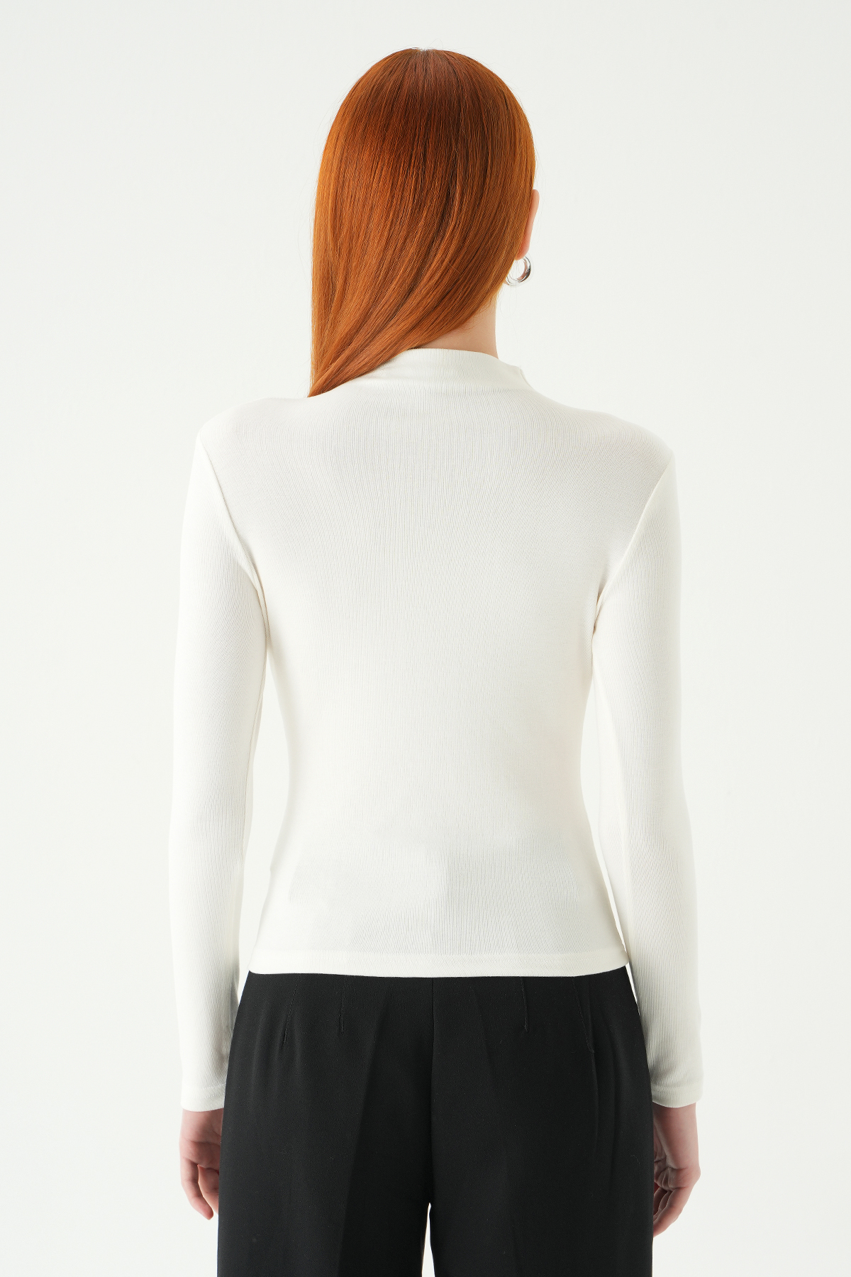 Ekru Yarım Boğaz Ön Çimalı Badi 8262A - 5