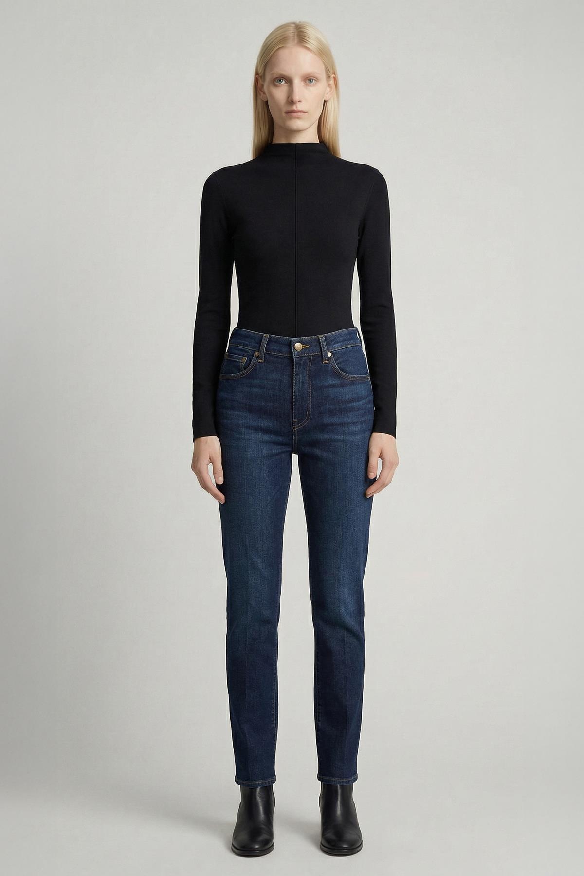 8262A Yarım Boğaz Ön Çimalı Badi Siyah - RAYS