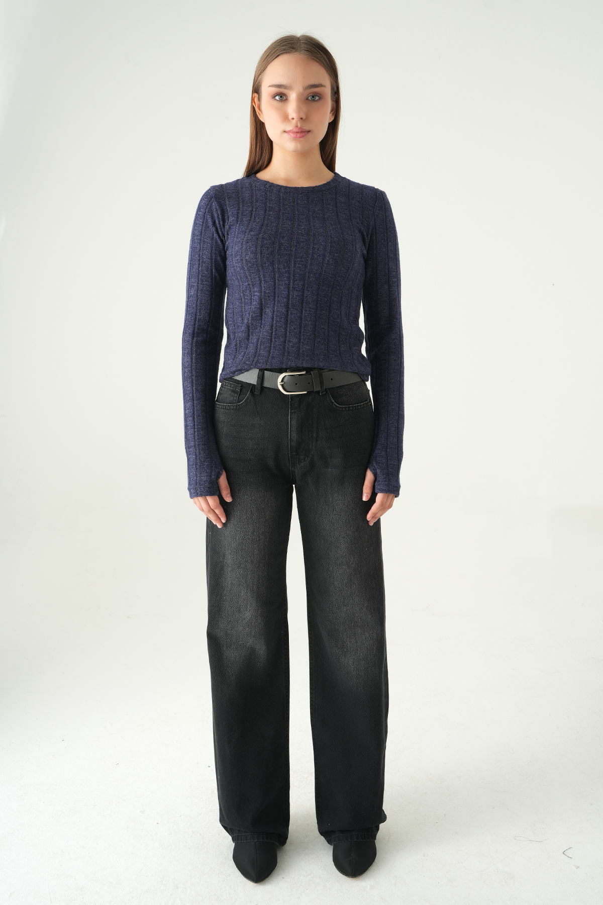 Laci Bisiklet Yaka Bluz 8268A - 3