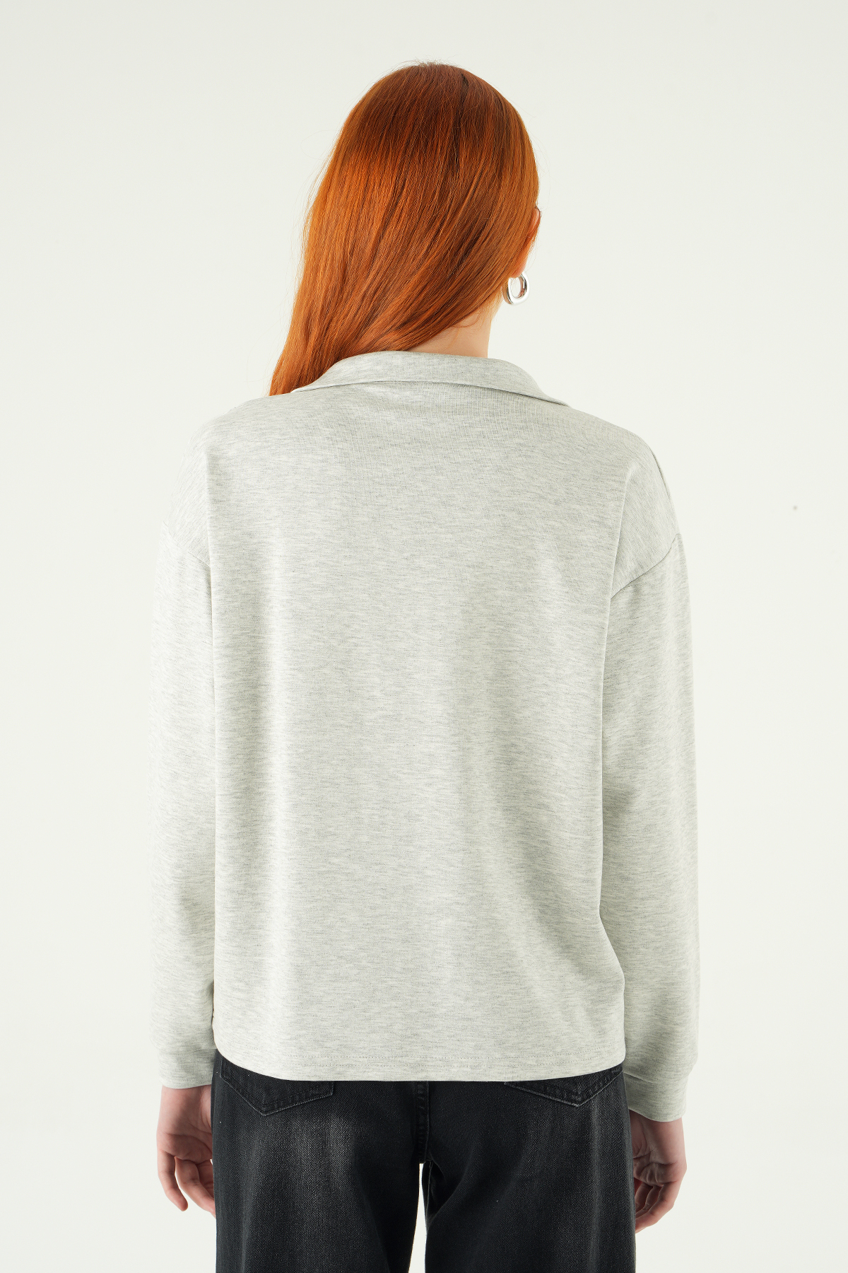 Karmelanj Gömlek Yaka Sweat 8275A - 5