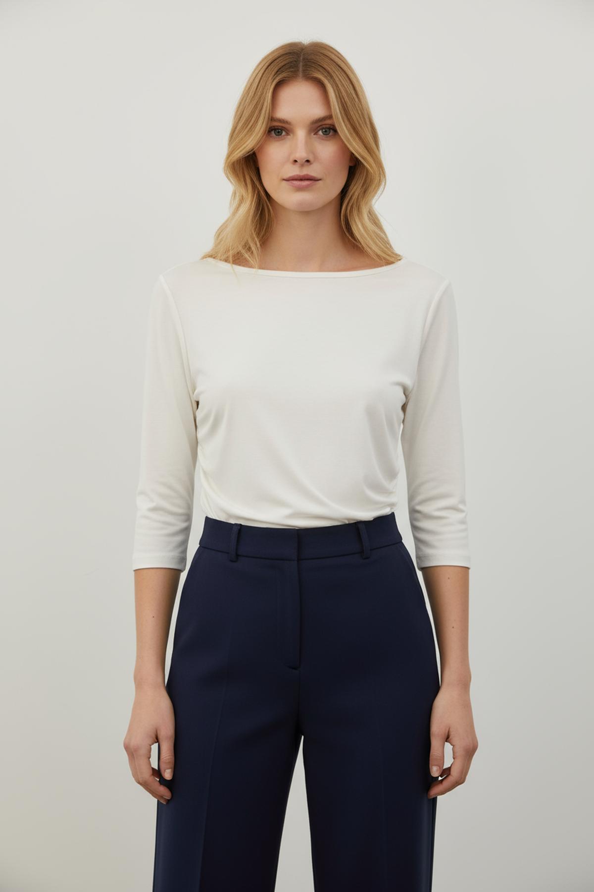 8279A Kısa Kol Badi Ekru - RAYS