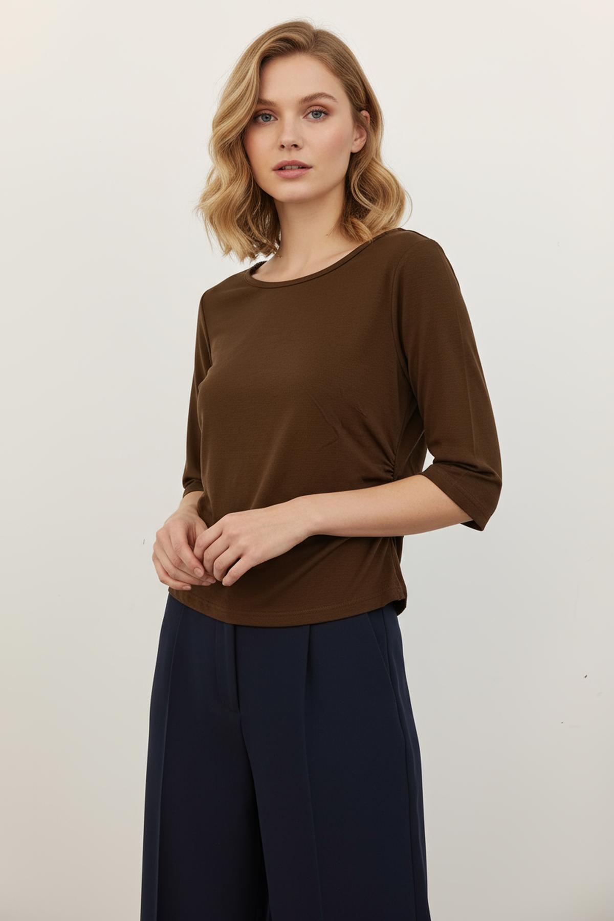 8279A Kısa Kol Badi Kahve - RAYS