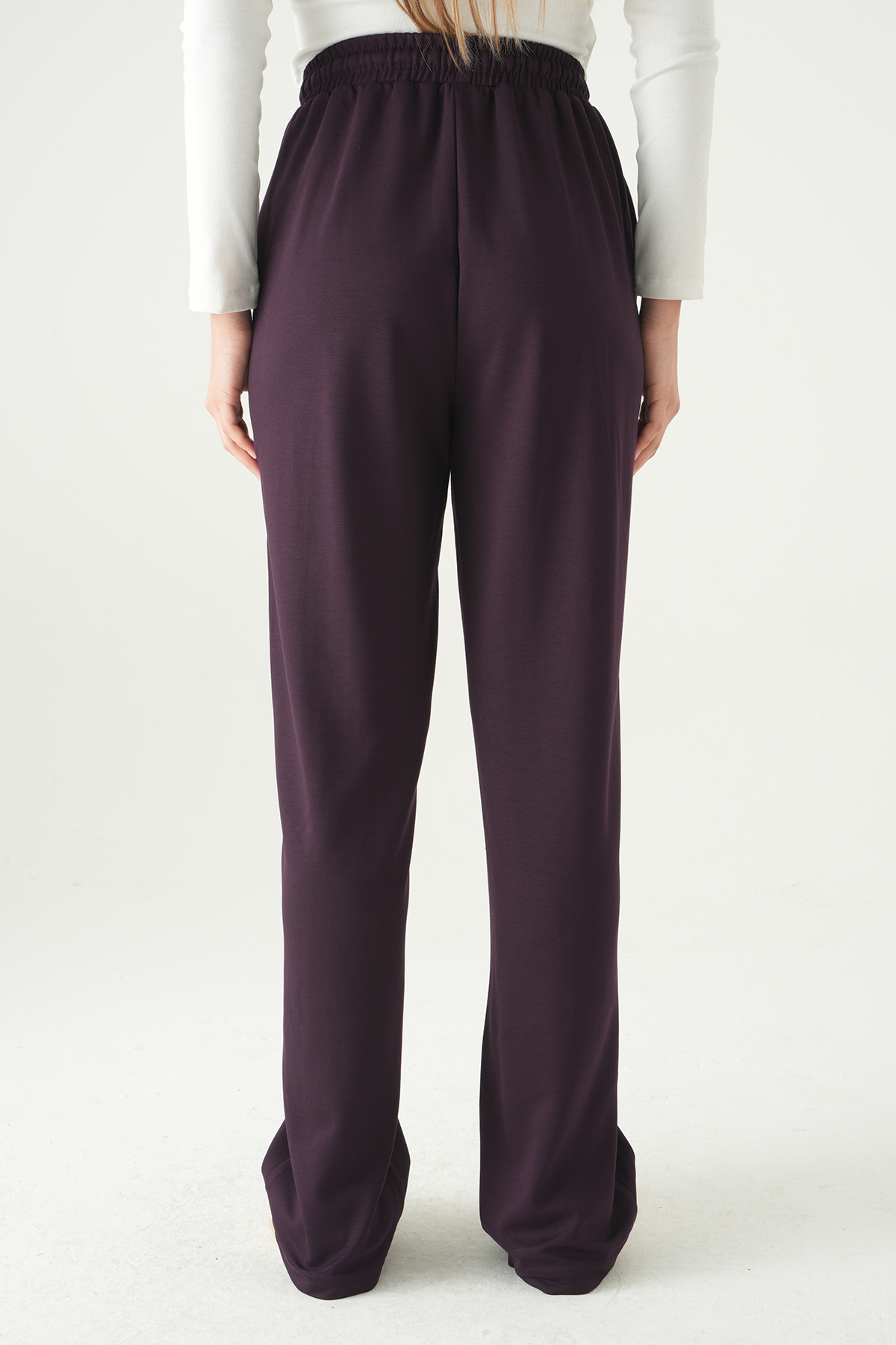 8302A Ön Çima Detay Eşofman Mürdüm - 5