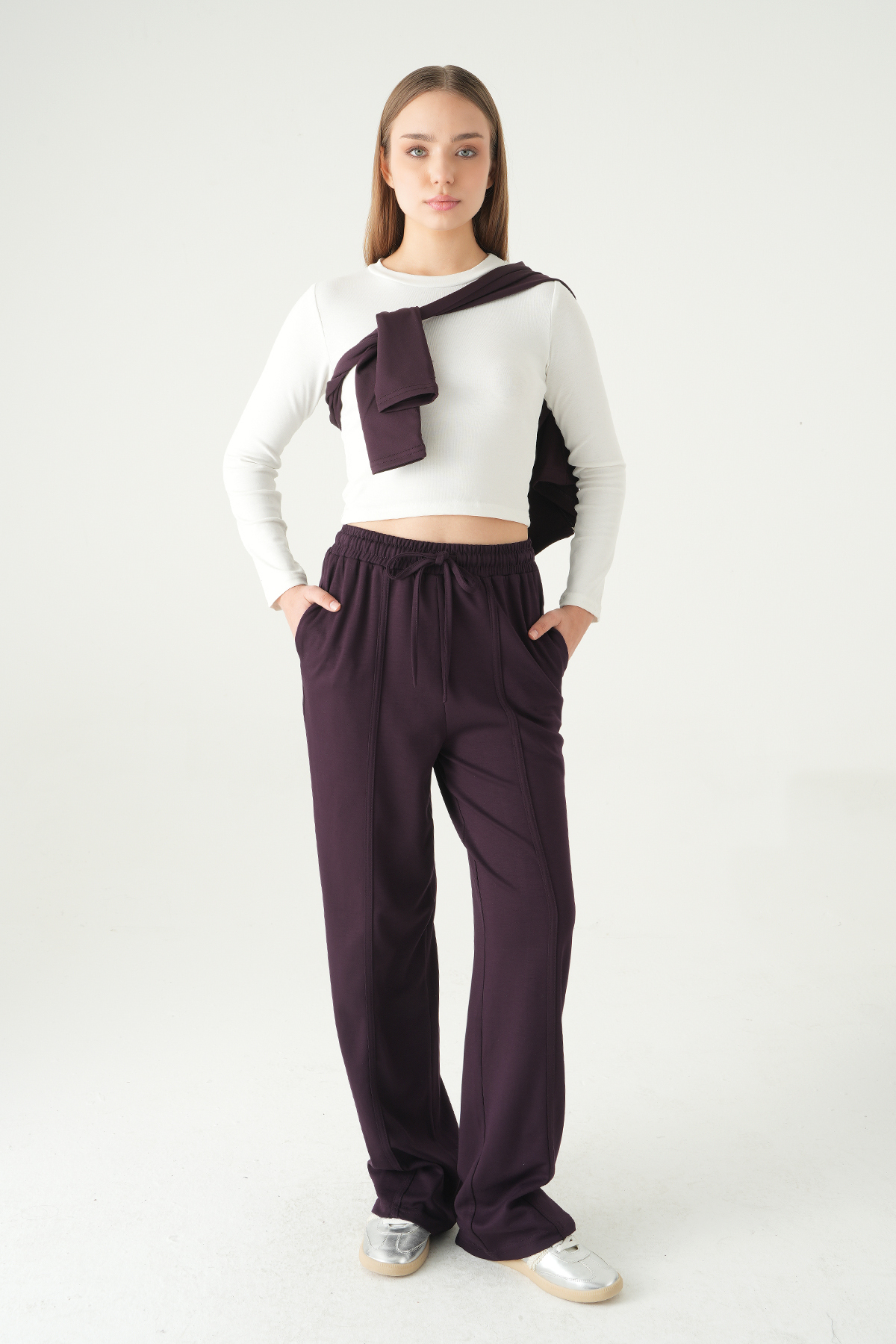 Mürdüm Ön Çima Detay Eşofman 8302A - 1