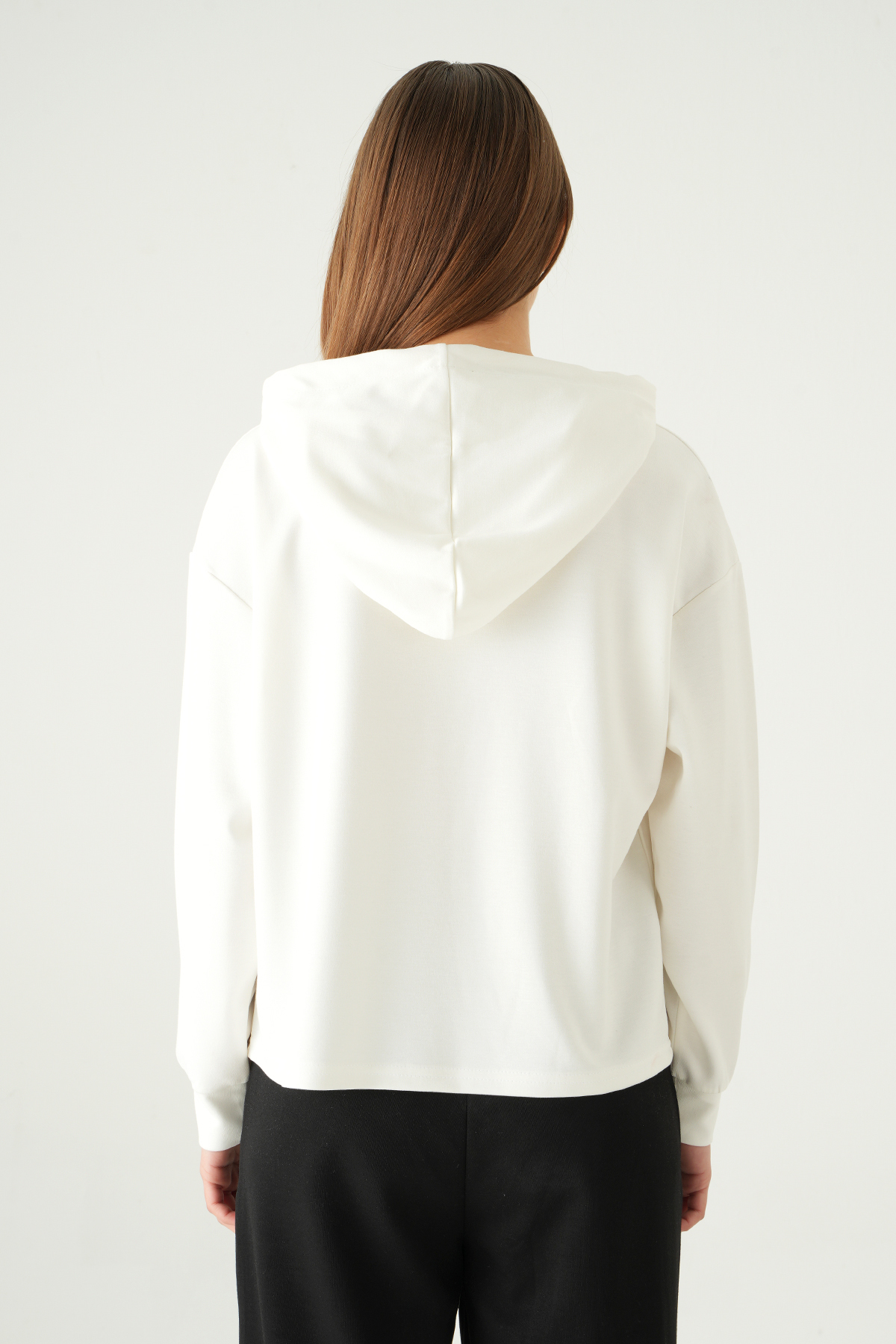 Ekru Şerit Detay Sweat 8308A - 5