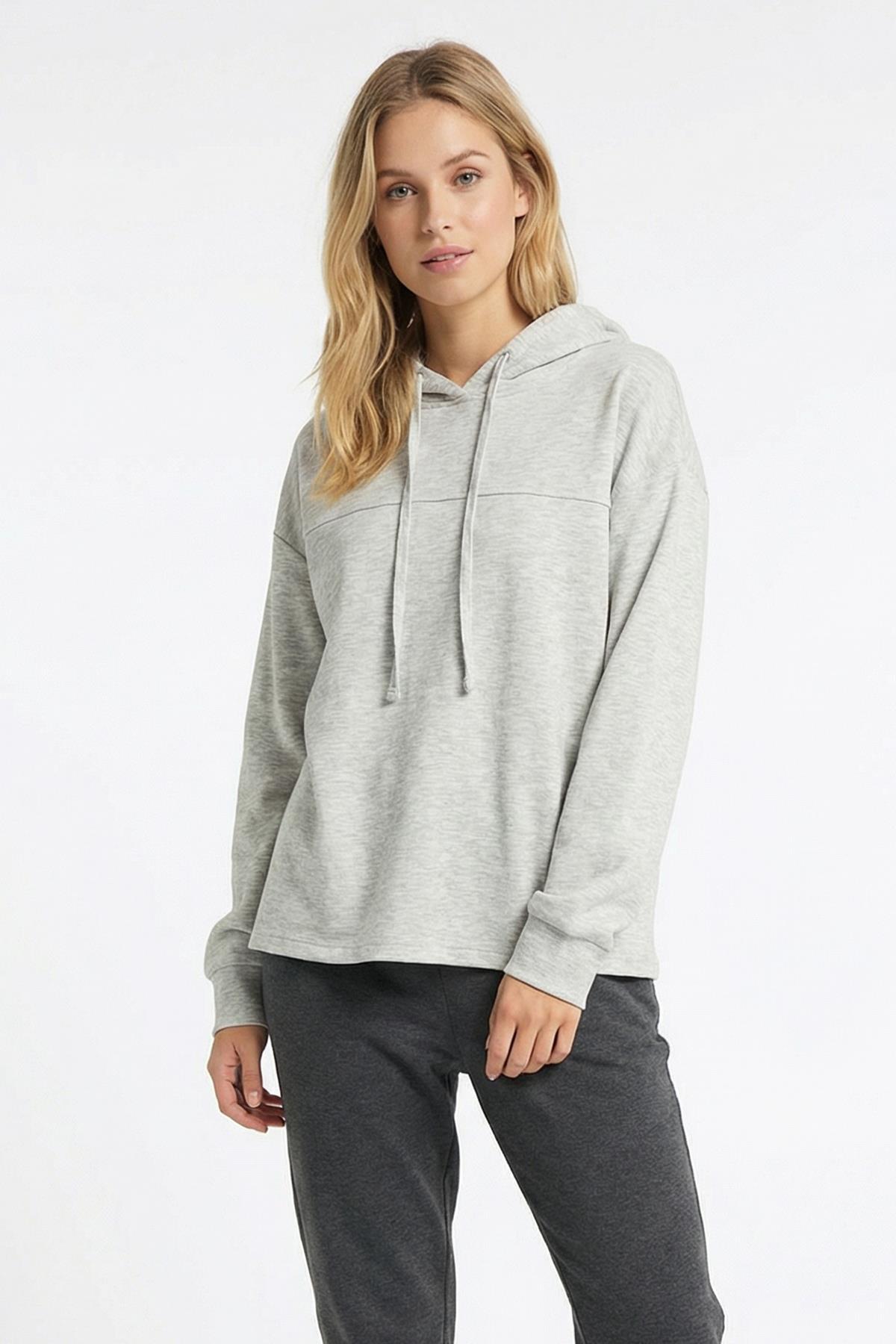 8308A Şerit Detay Tunik Karmelanj - RAYS