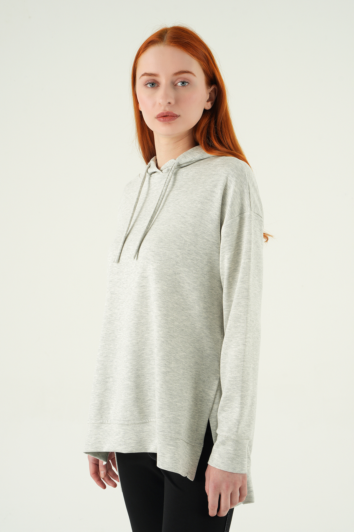 Karmelanj Kapüşonlu Tunik 8309A - 1