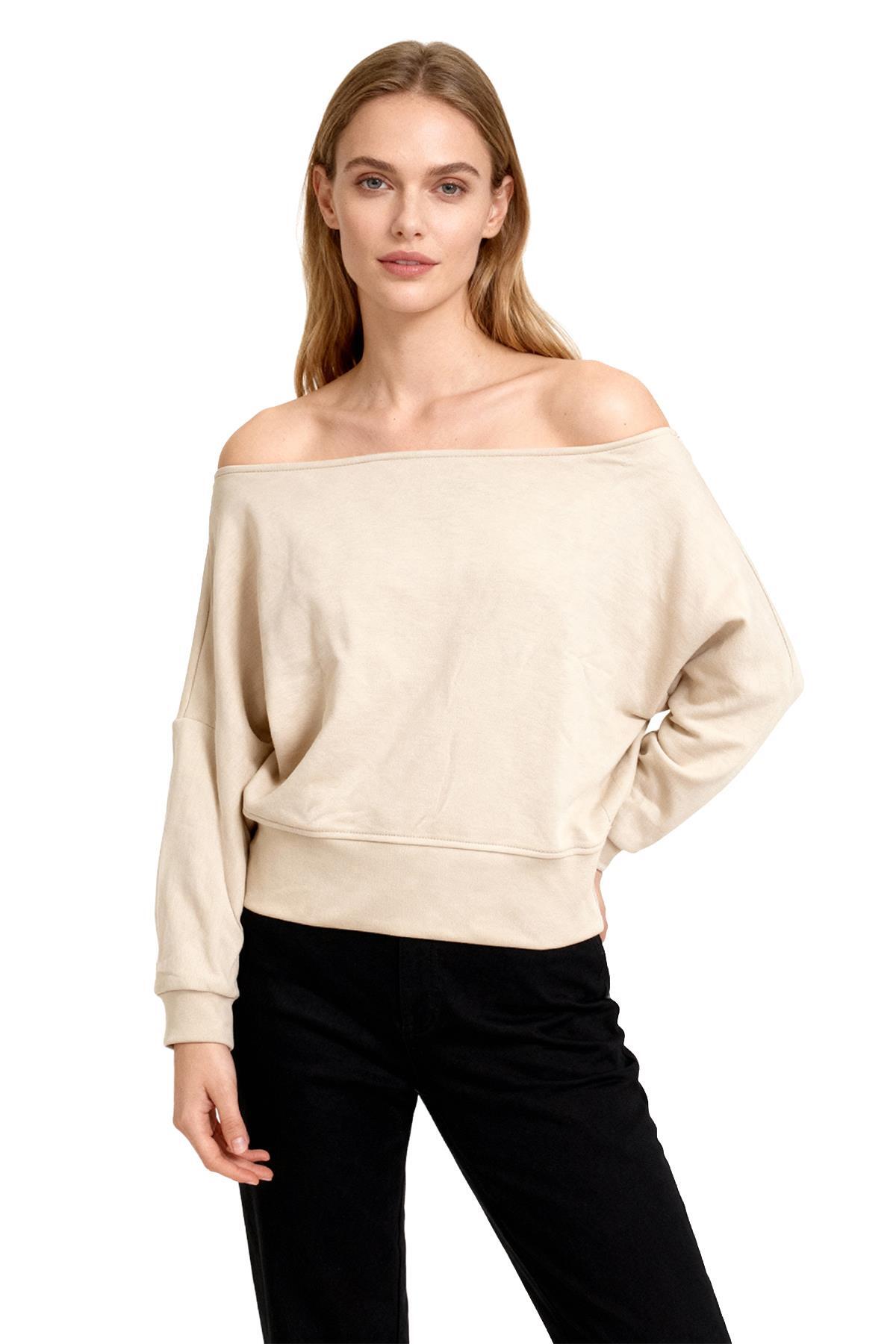 8316A Yarasa Kol Bluz Bej - 1