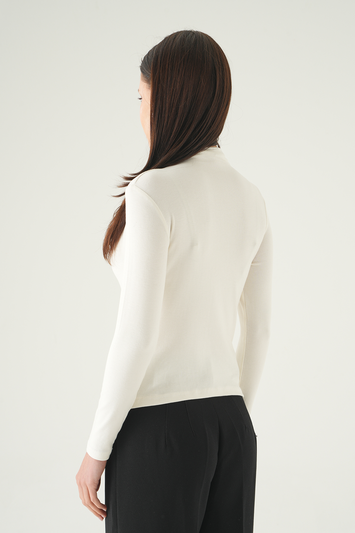 Ekru Ön Taşlı Badi 8331A - 5