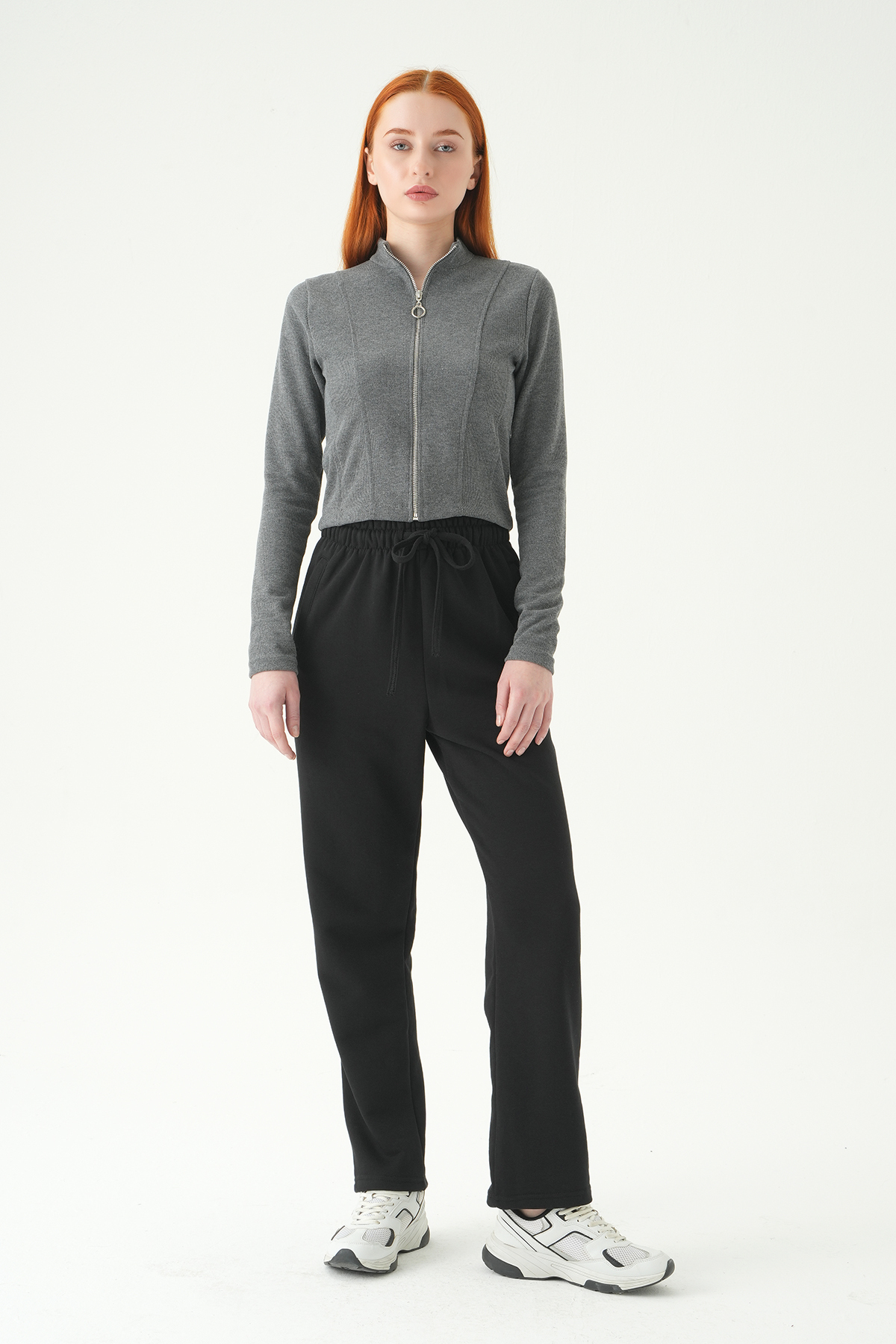 Siyah Bel Lastikli Viodi Baskılı Eşofman 8332A - RAYS (1)