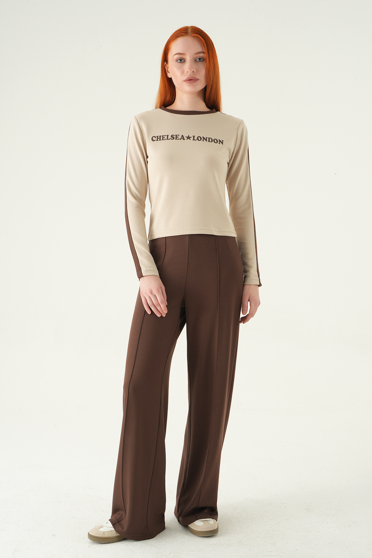 8341A Baskılı Badi Bej - RAYS