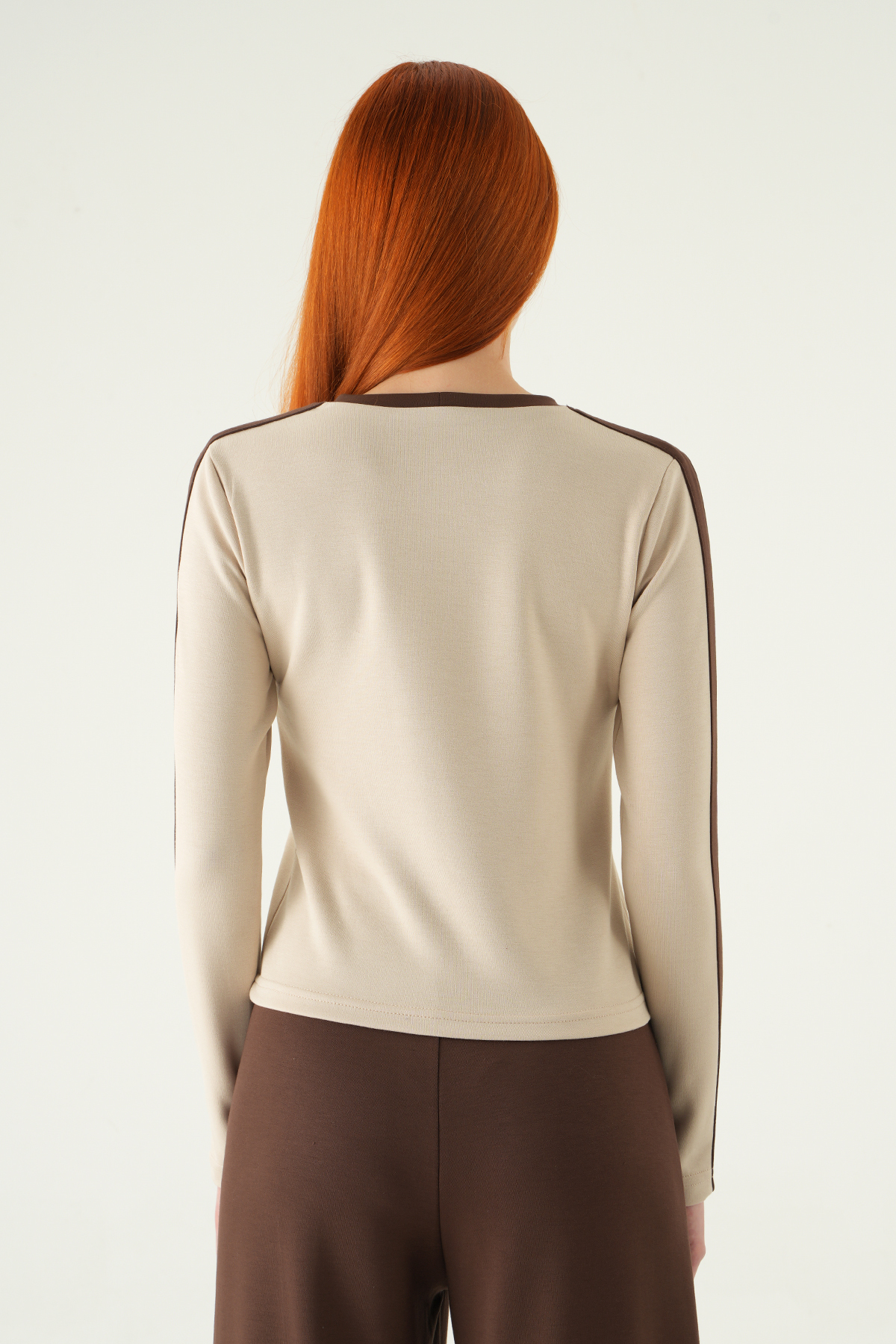 Bej Chelsea London Baskılı Badi 8341A - 5
