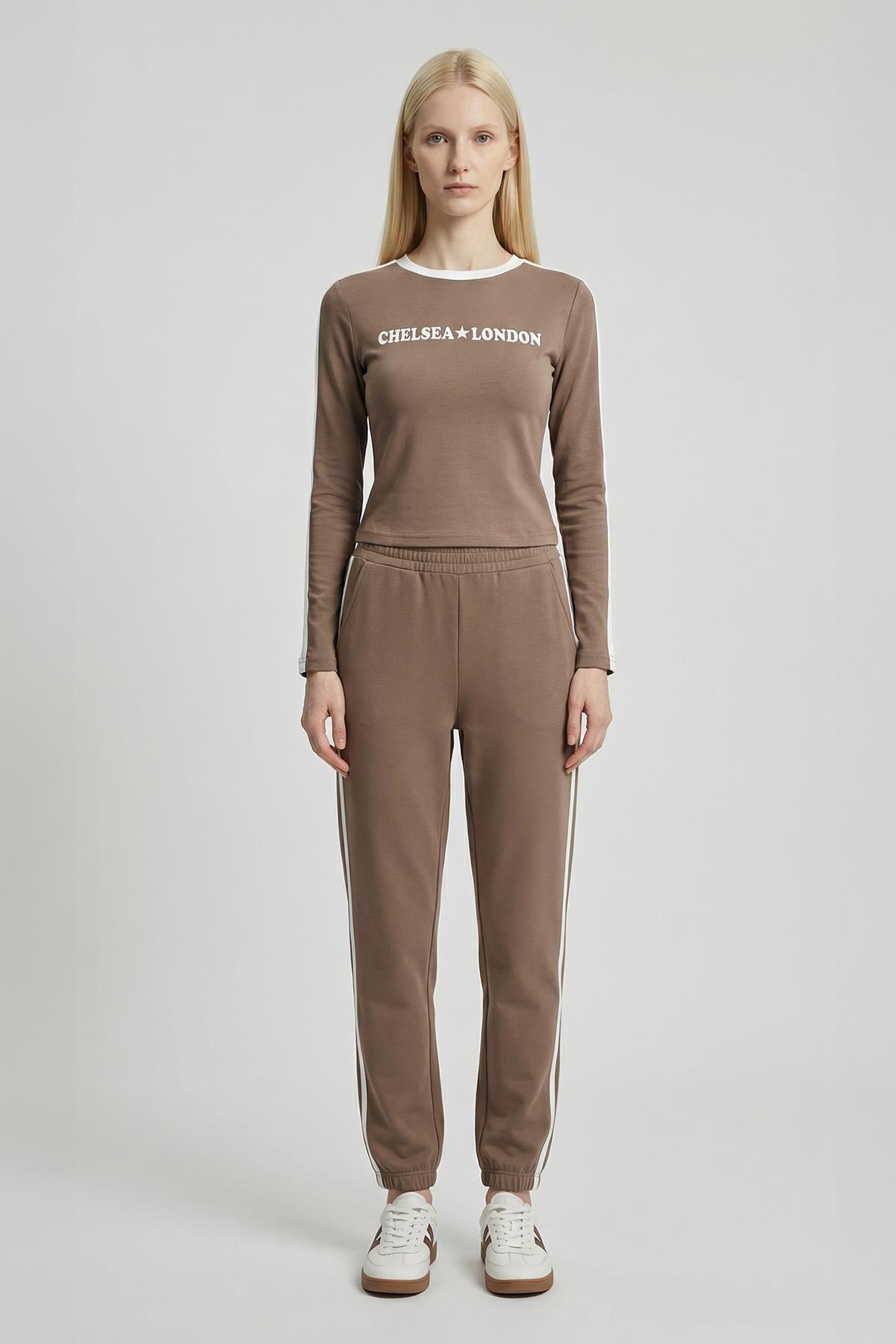 8341A Chelsean London baskılı Badi Vizon - 1