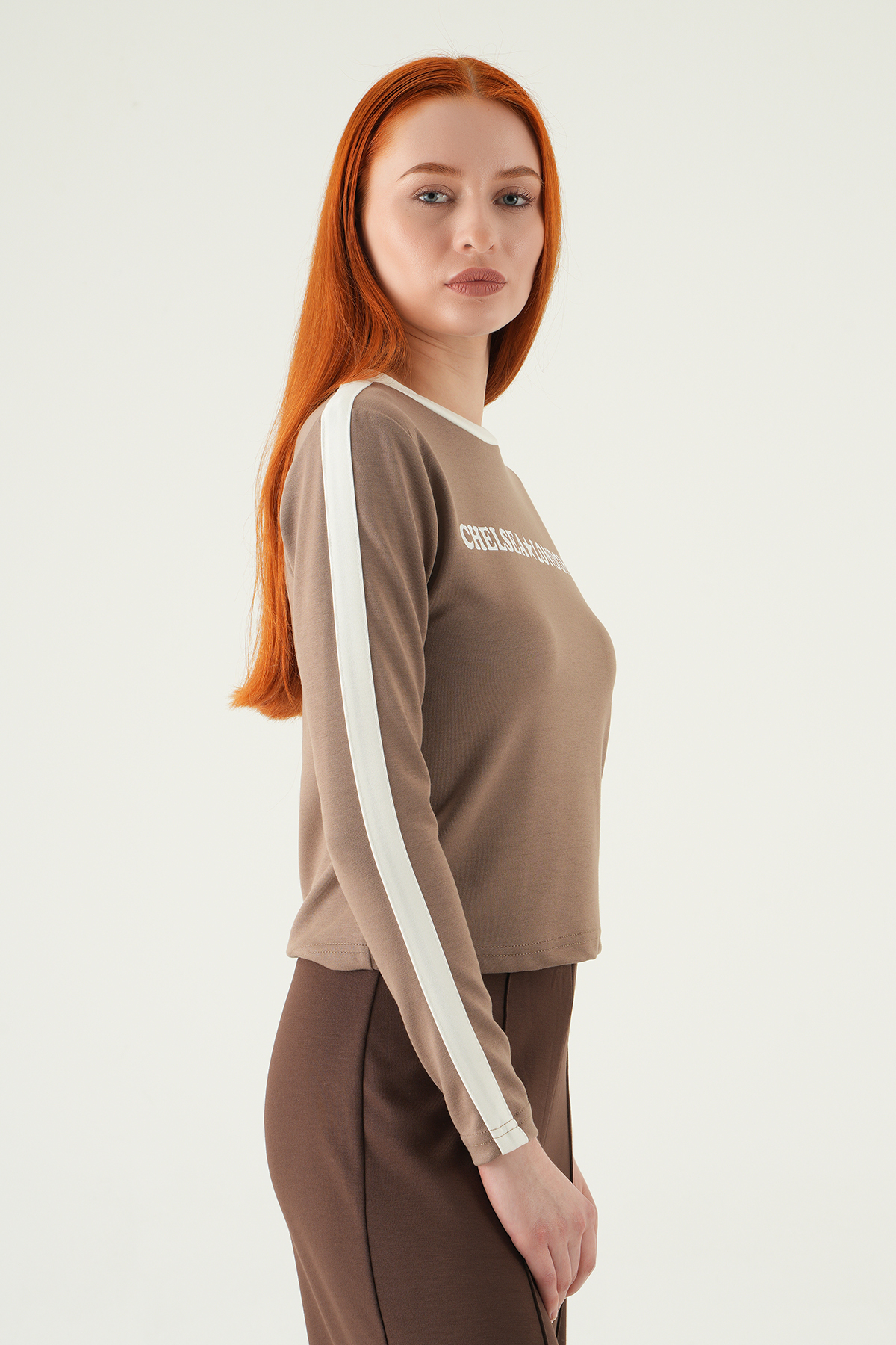 8341A Baskılı Badi Vizon - 7