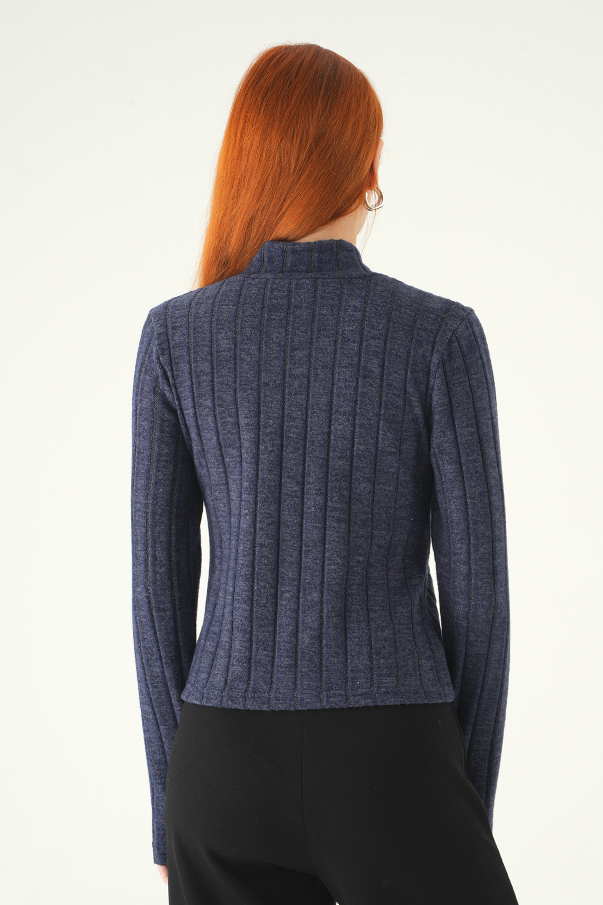 Laci Balıkçı Yaka Uzun Kol Bluz 8361A - 5