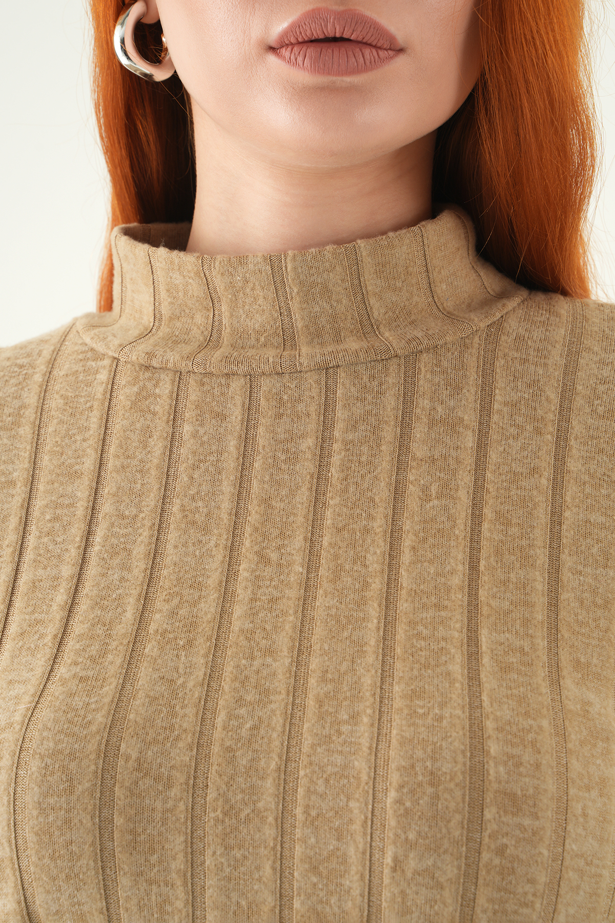 Vizon Balıkçı Yaka Uzun Kol Bluz 8361A - RAYS