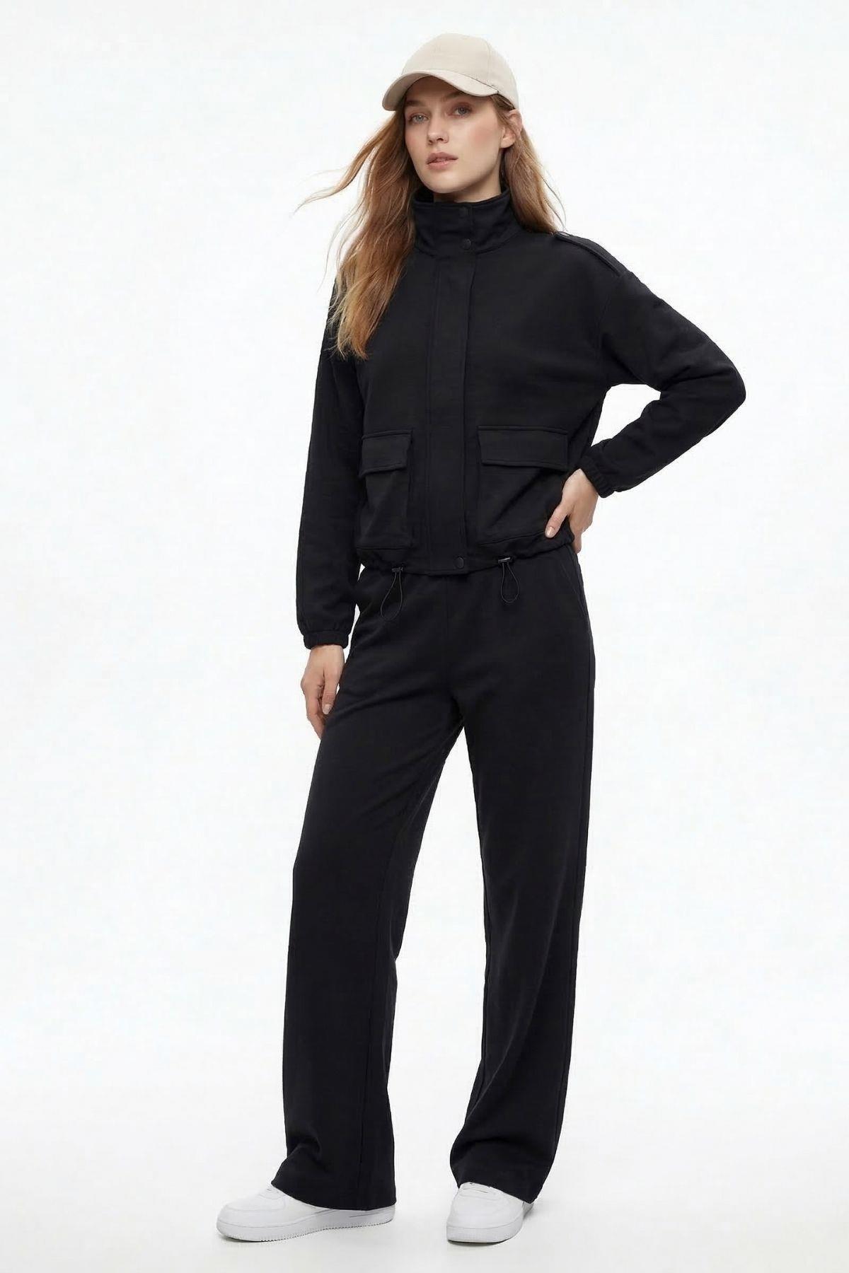 8364A Cepli Ceket Pantolon Takım Siyah - 2