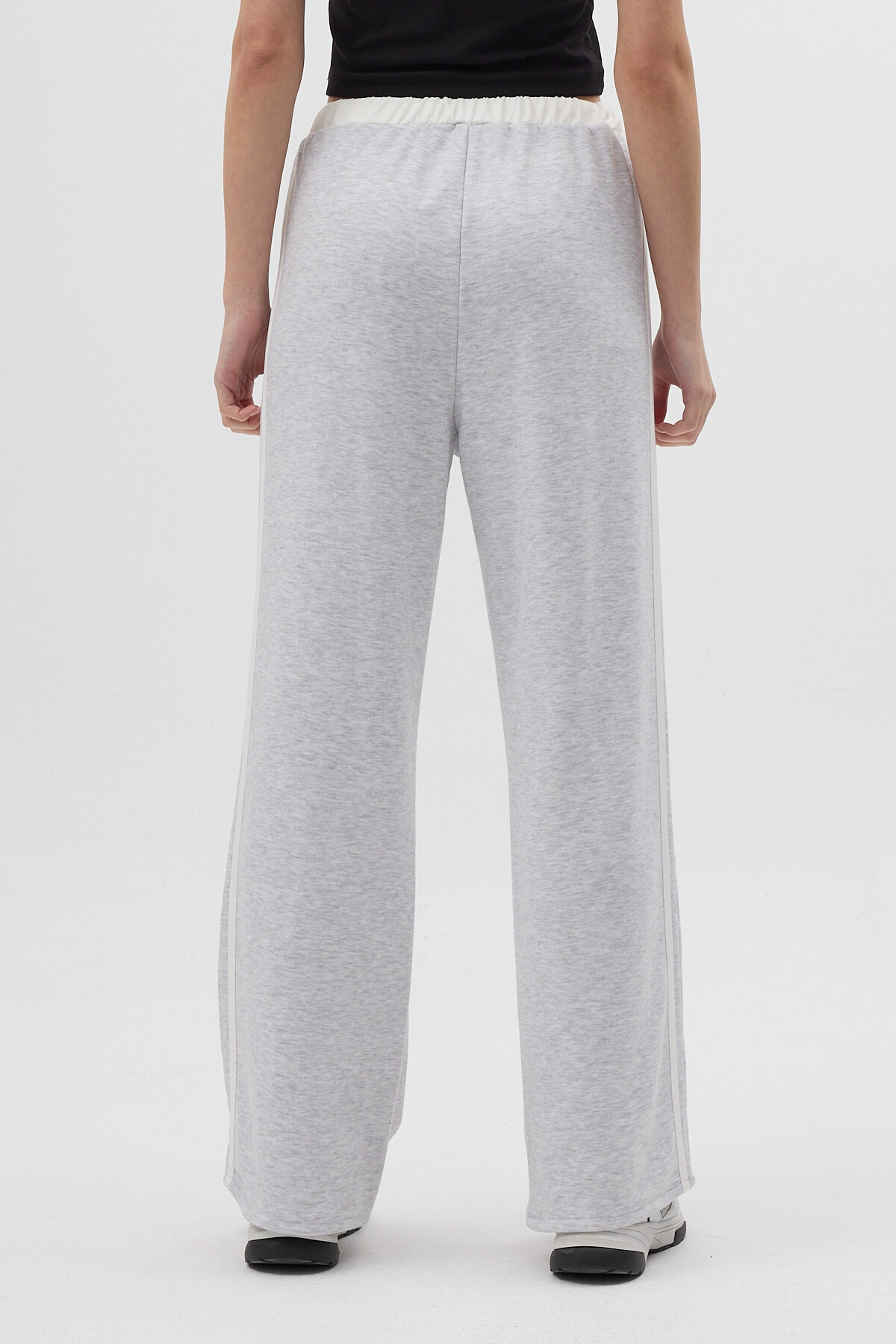 Gri Baskılı Bel Lastikli Eşofman 8367A - 5