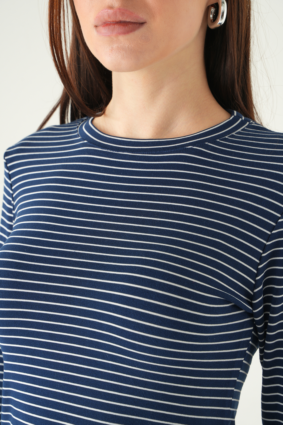 Laci Bisiklet Yaka Çizgili Badi 8375A - RAYS