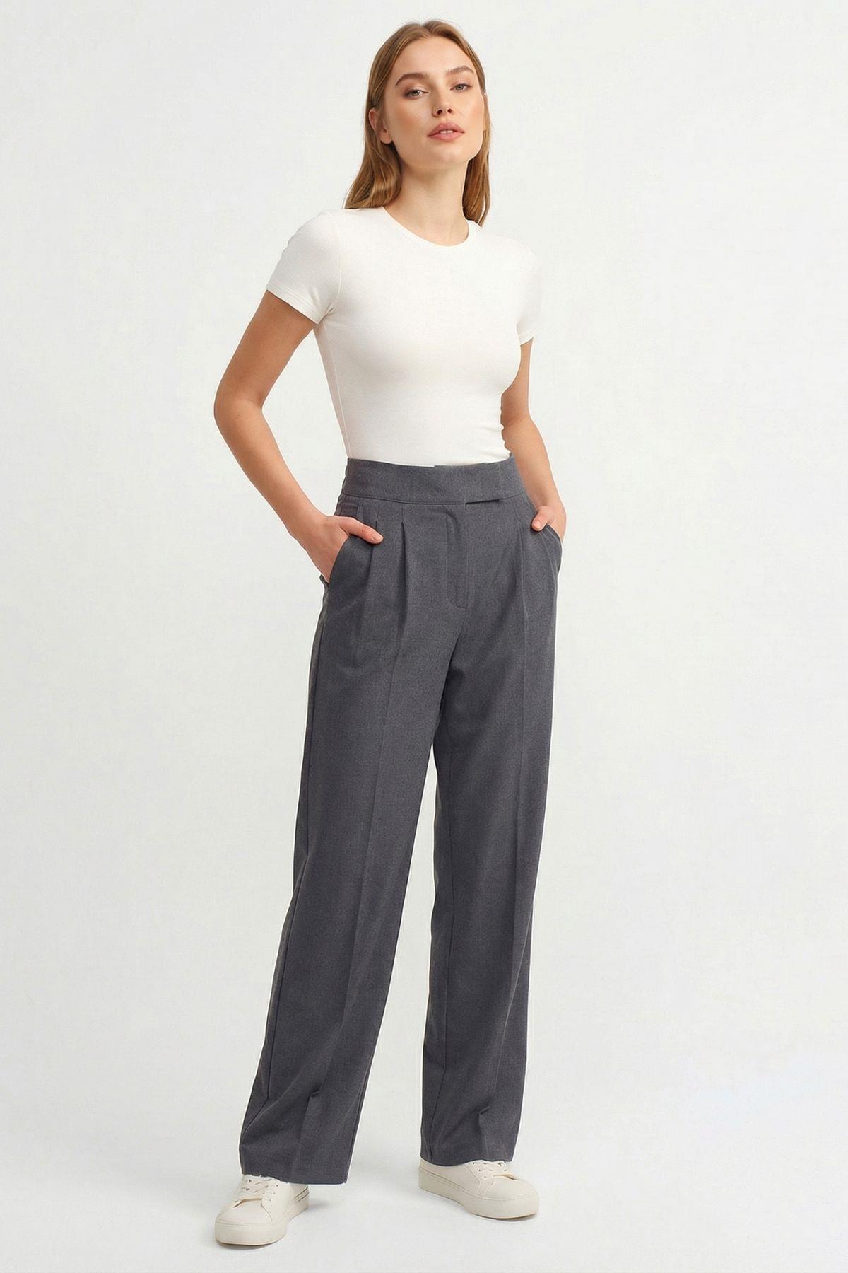 Antrasit Cırtlı Pantolon 8410A - RAYS (1)