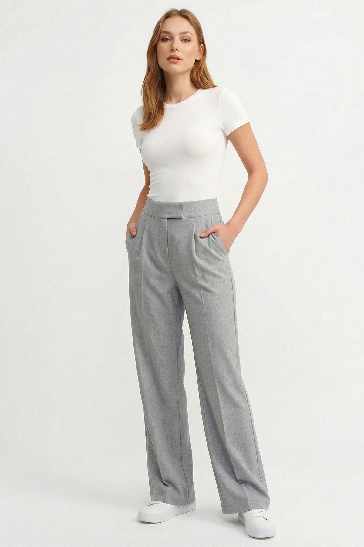 Gri Cırtlı Pantolon 8410A - RAYS (1)