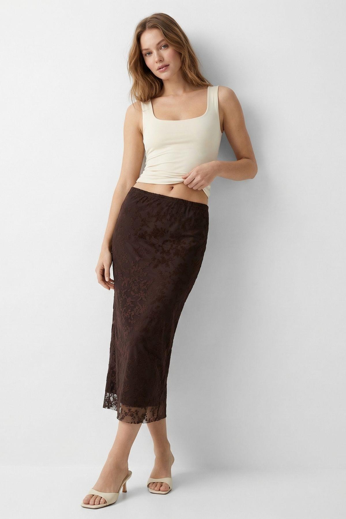 Kahve Kalem Etek 8470A - RAYS