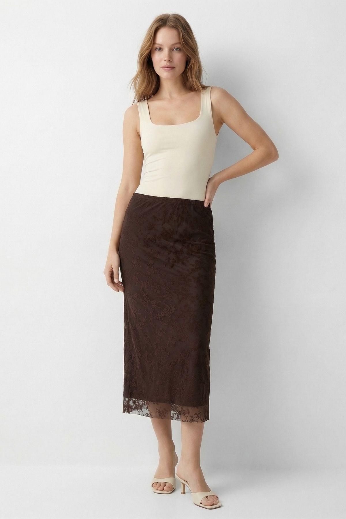 Kahve Kalem Etek 8470A - RAYS